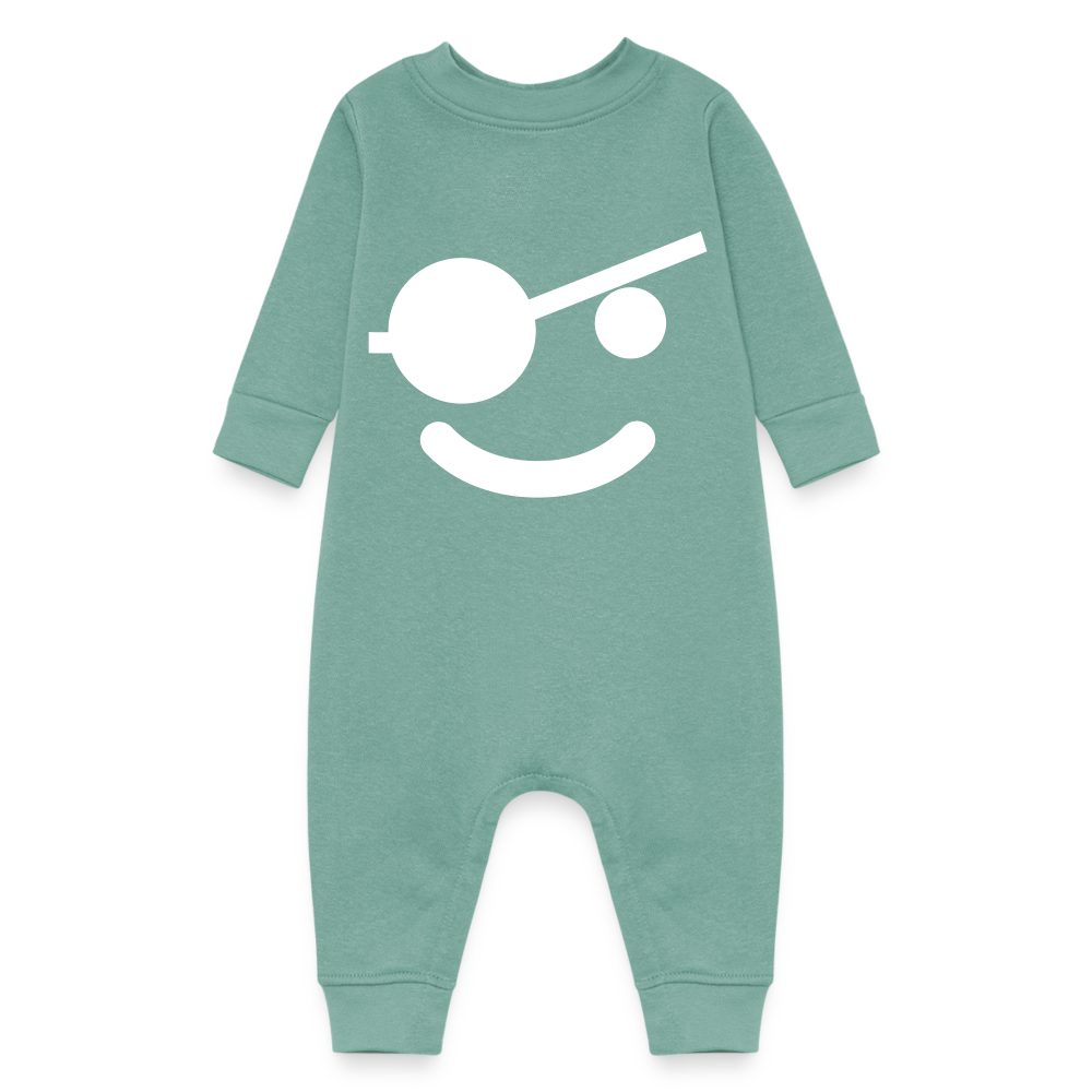 Arrr!!! Baby Fleece One Piece - saltwater