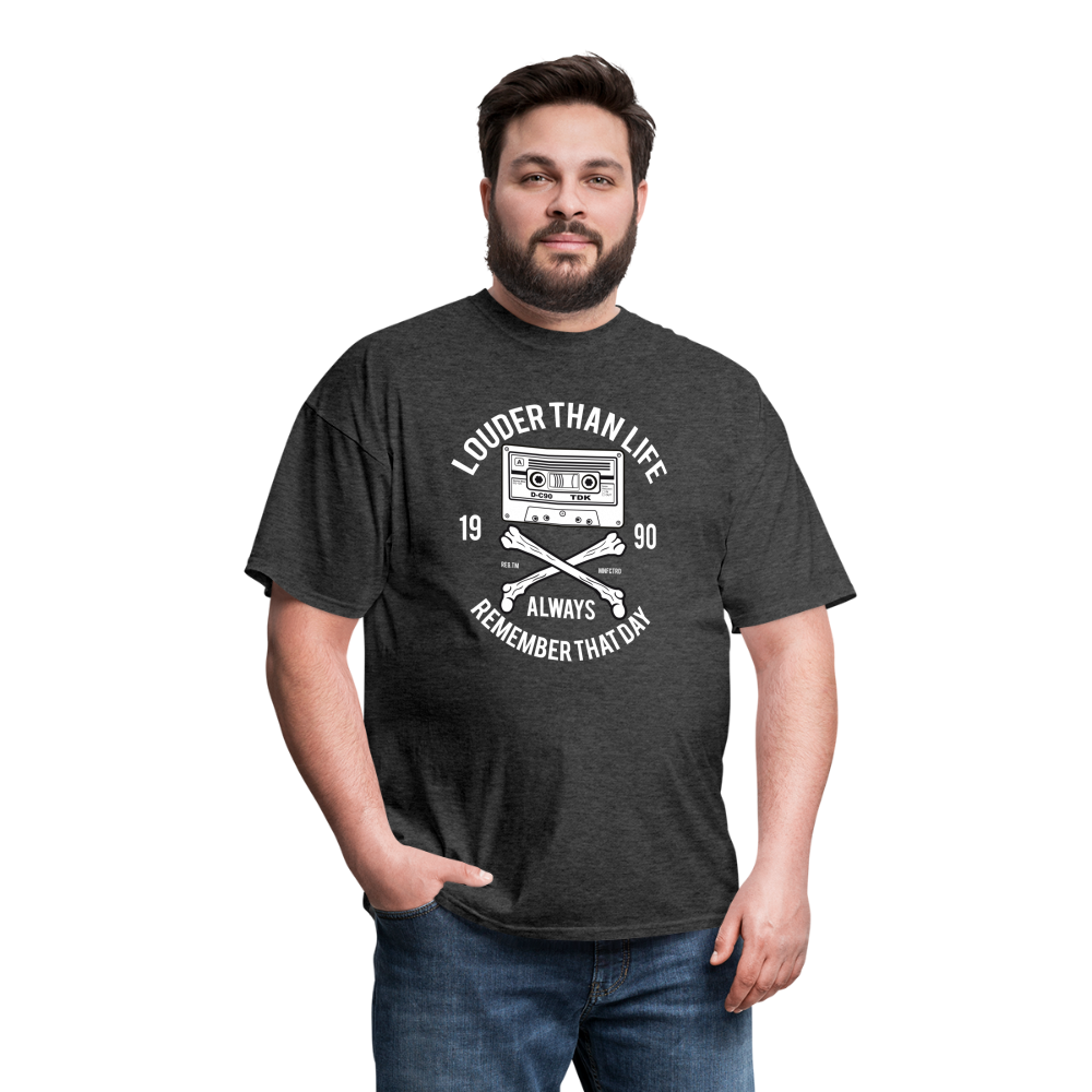 Louder Than Life Unisex Classic T-Shirt - heather black