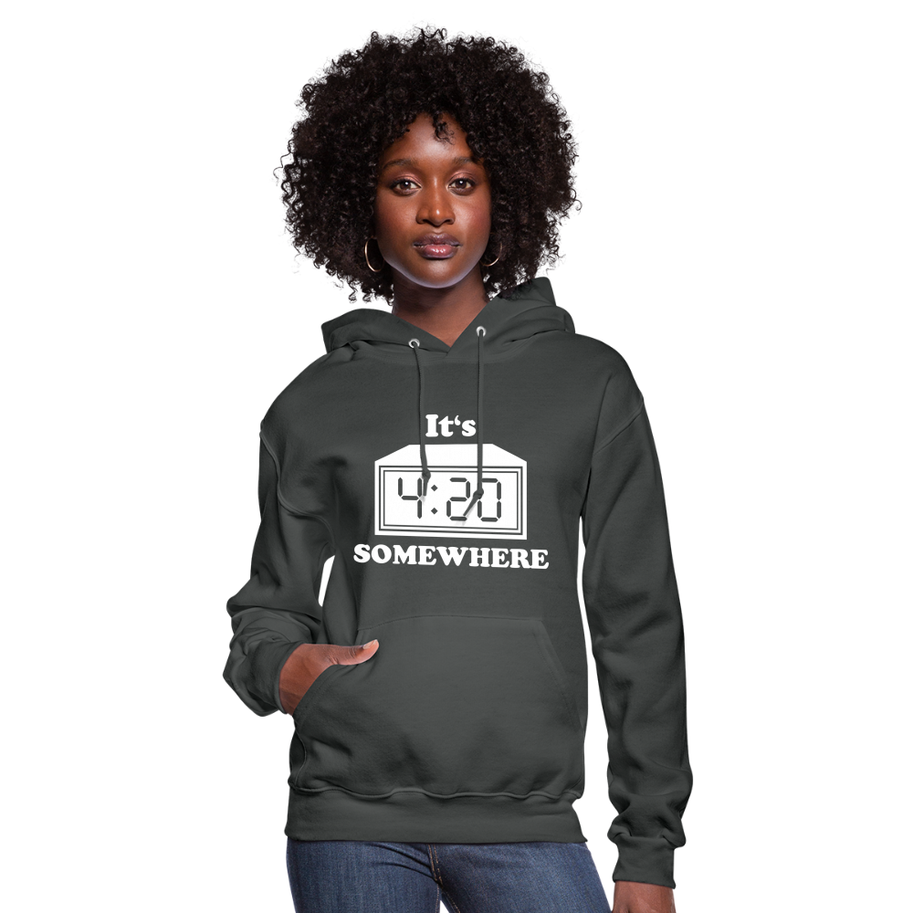 Well DUH! Women's Hoodie - asphalt