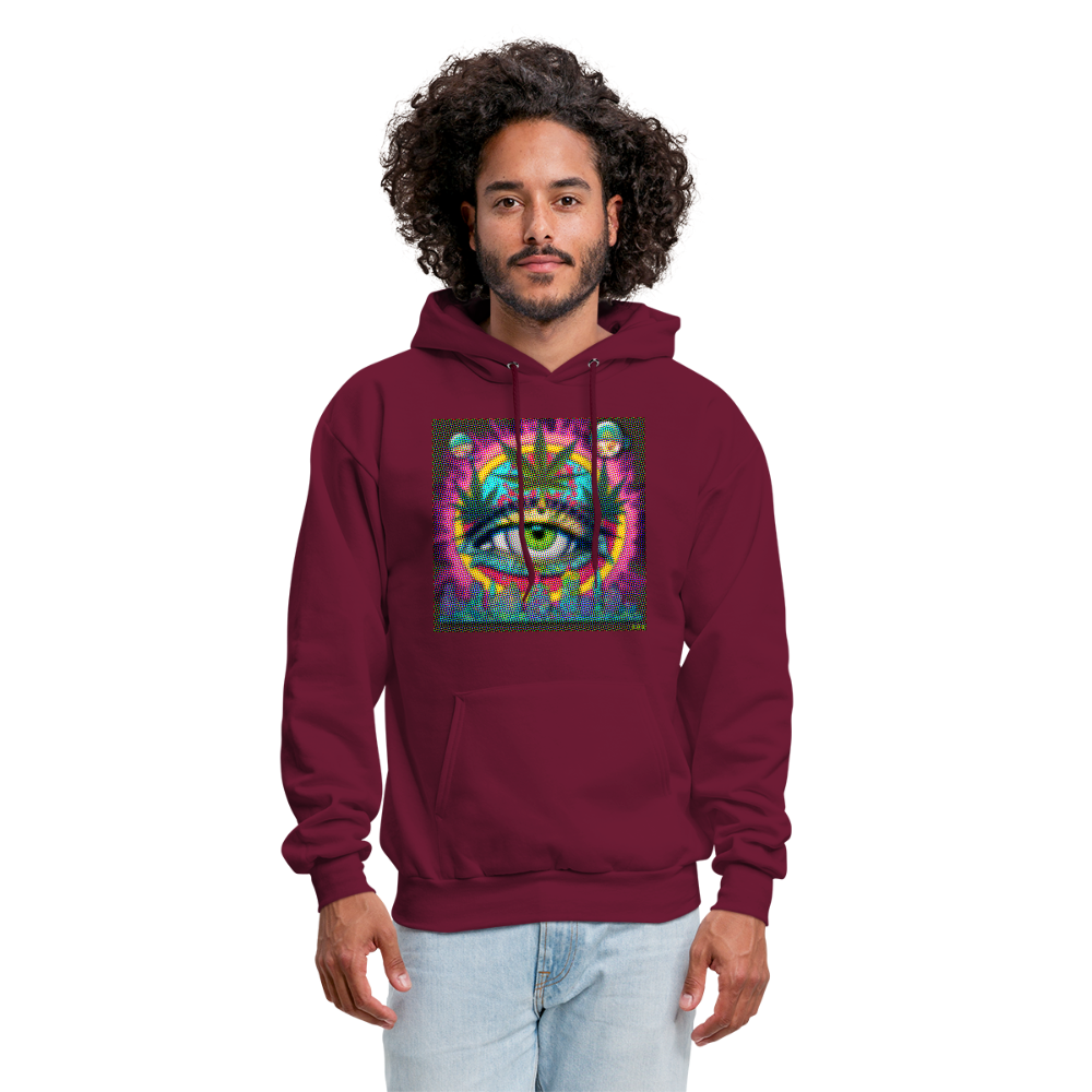 Zen and Mend Men's Hoodie - burgundy
