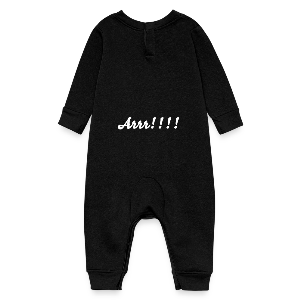 Arrr!!! Baby Fleece One Piece - black