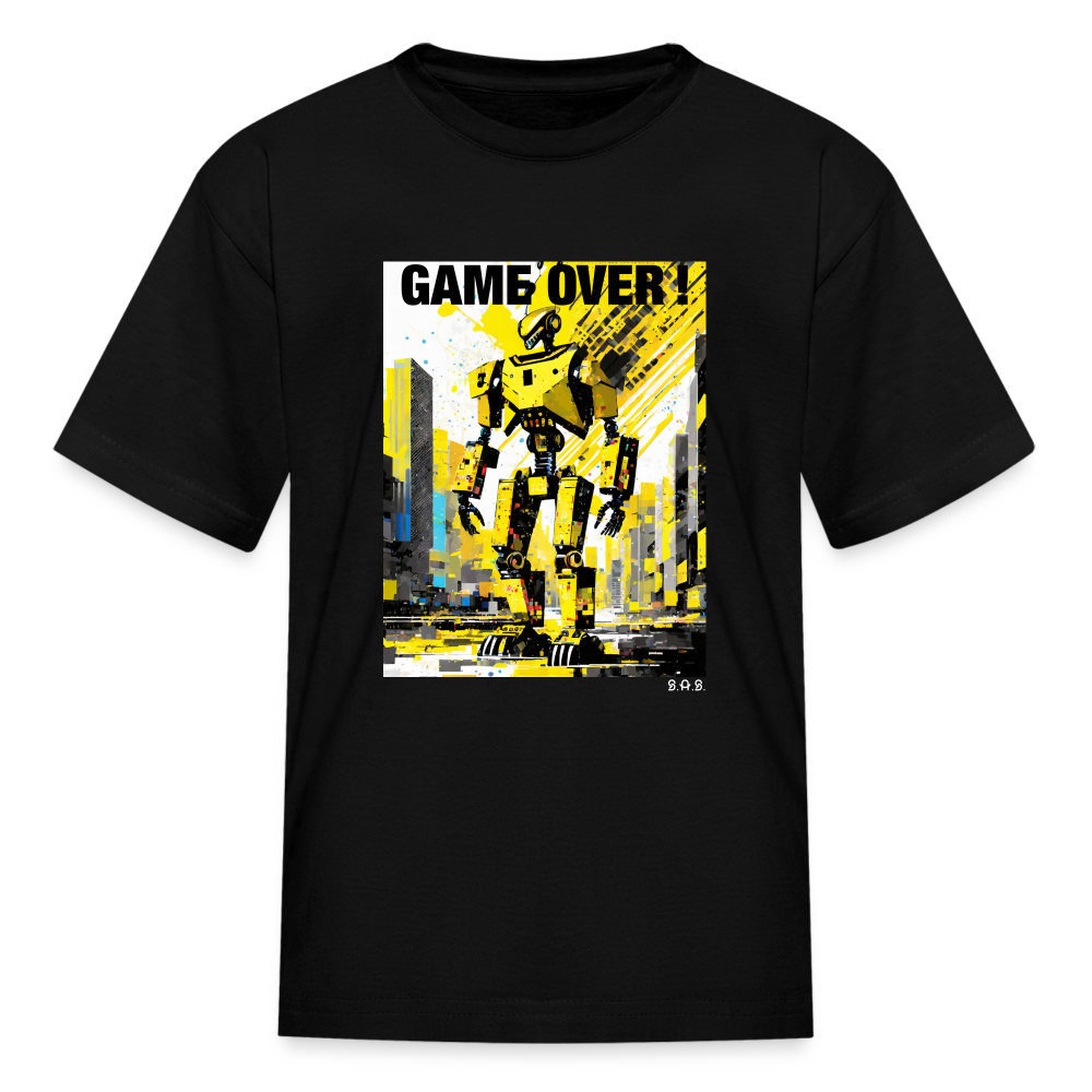 E-BOT Kids' T-Shirt - black