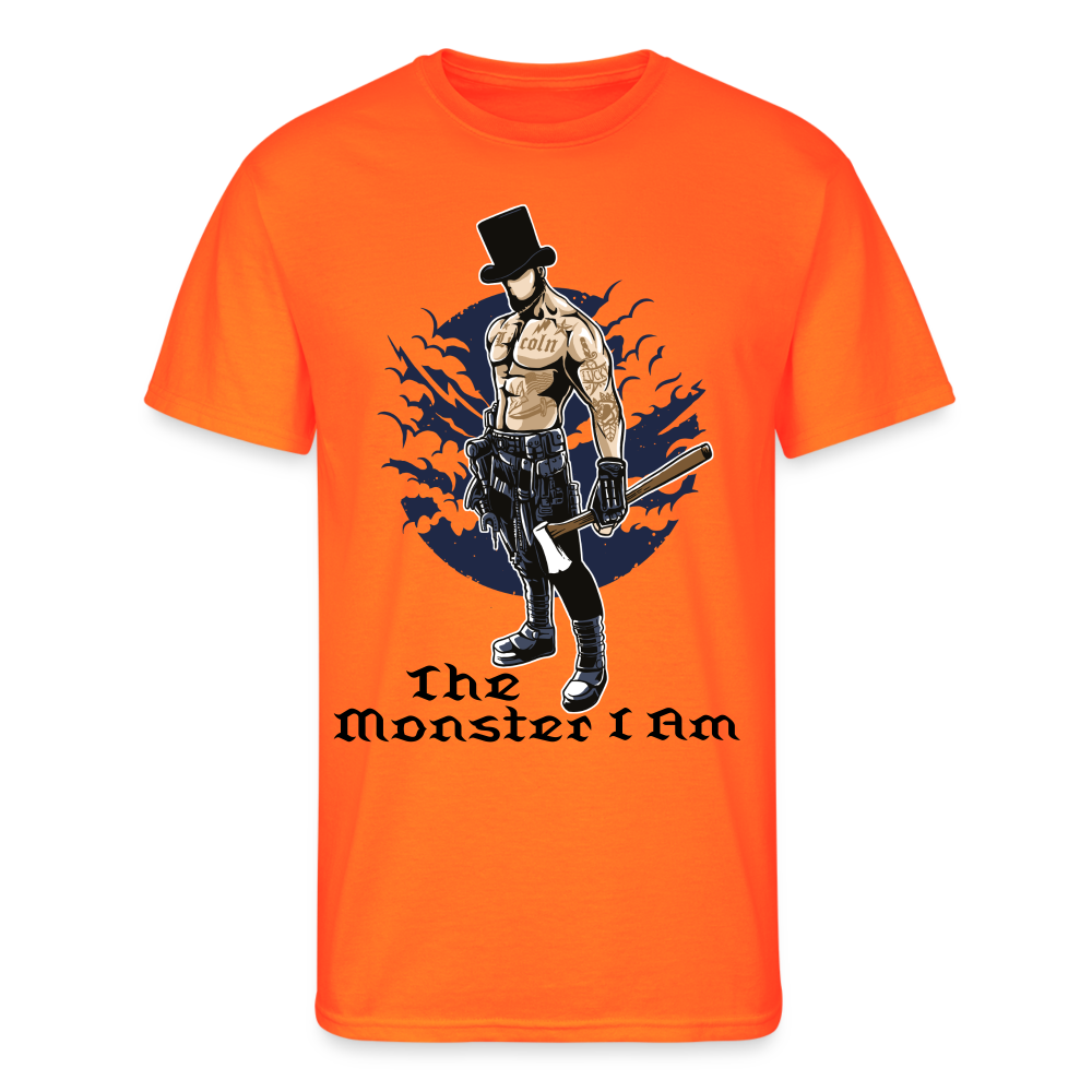 Judge my Monster Men’s 50/50 T-Shirt - neon orange