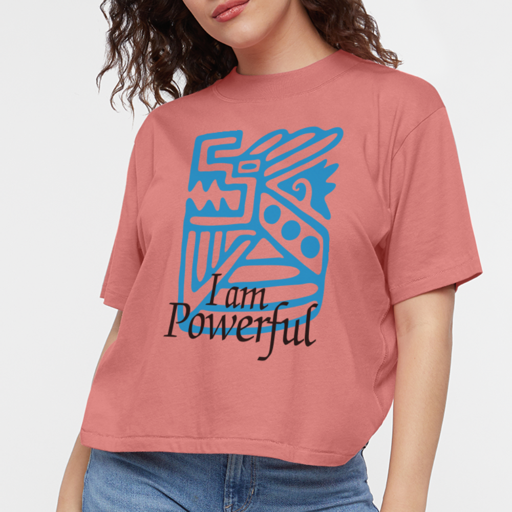 Powerful Women's Boxy Tee - mauve