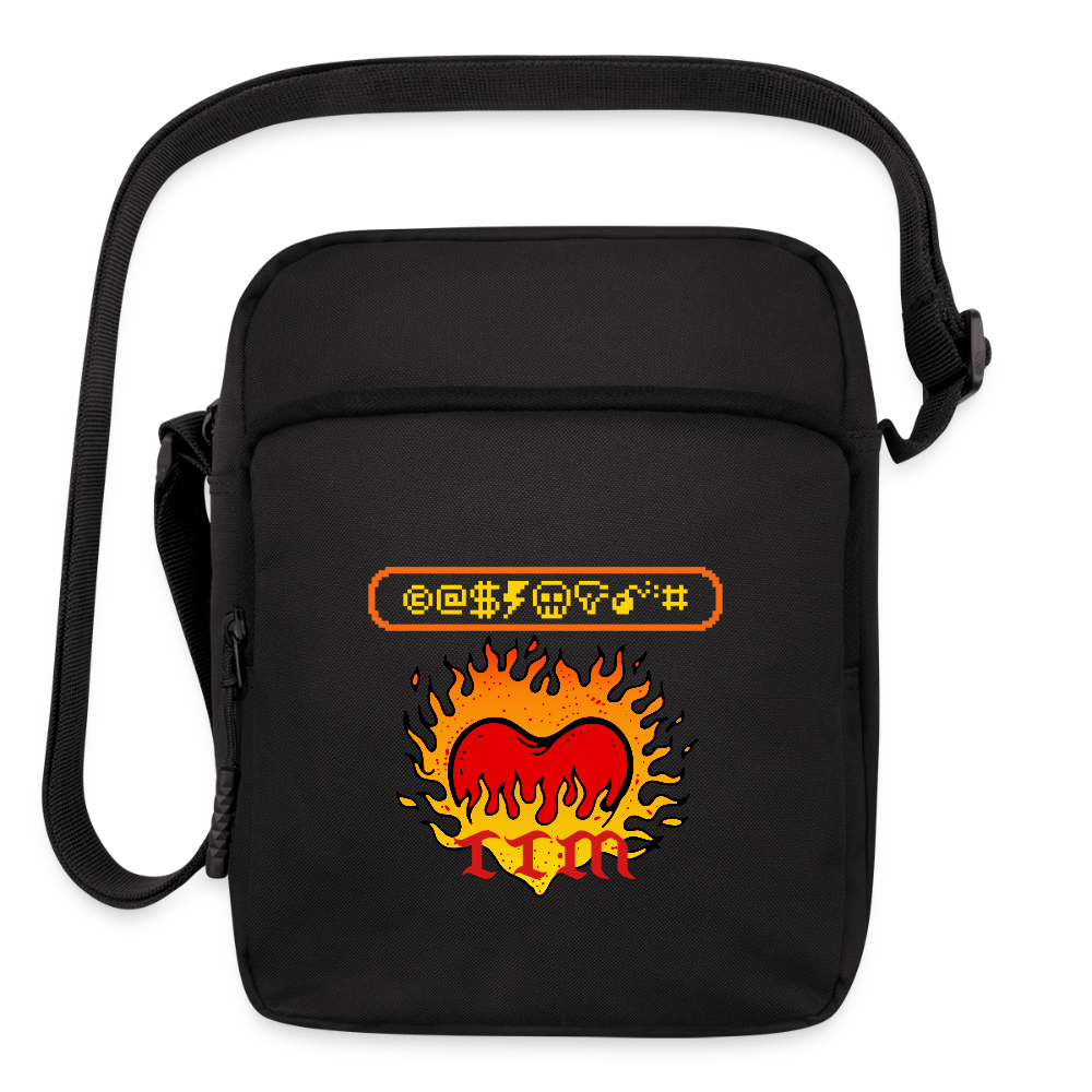 Upright Crossbody Bag - black