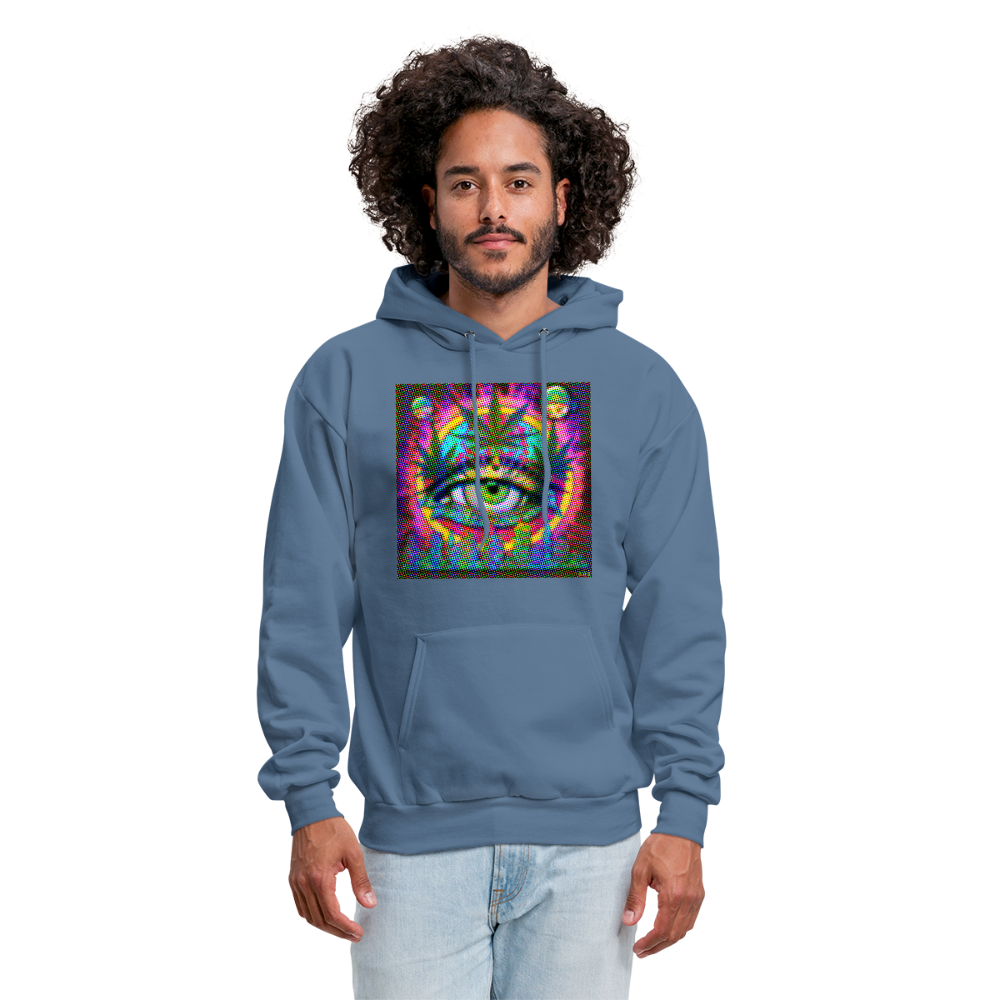 Zen and Mend Men's Hoodie - denim blue
