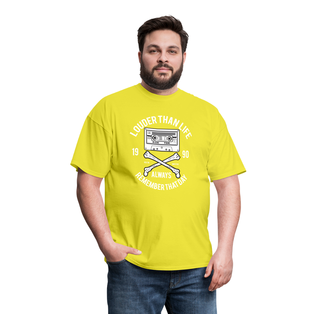 Louder Than Life Unisex Classic T-Shirt - yellow