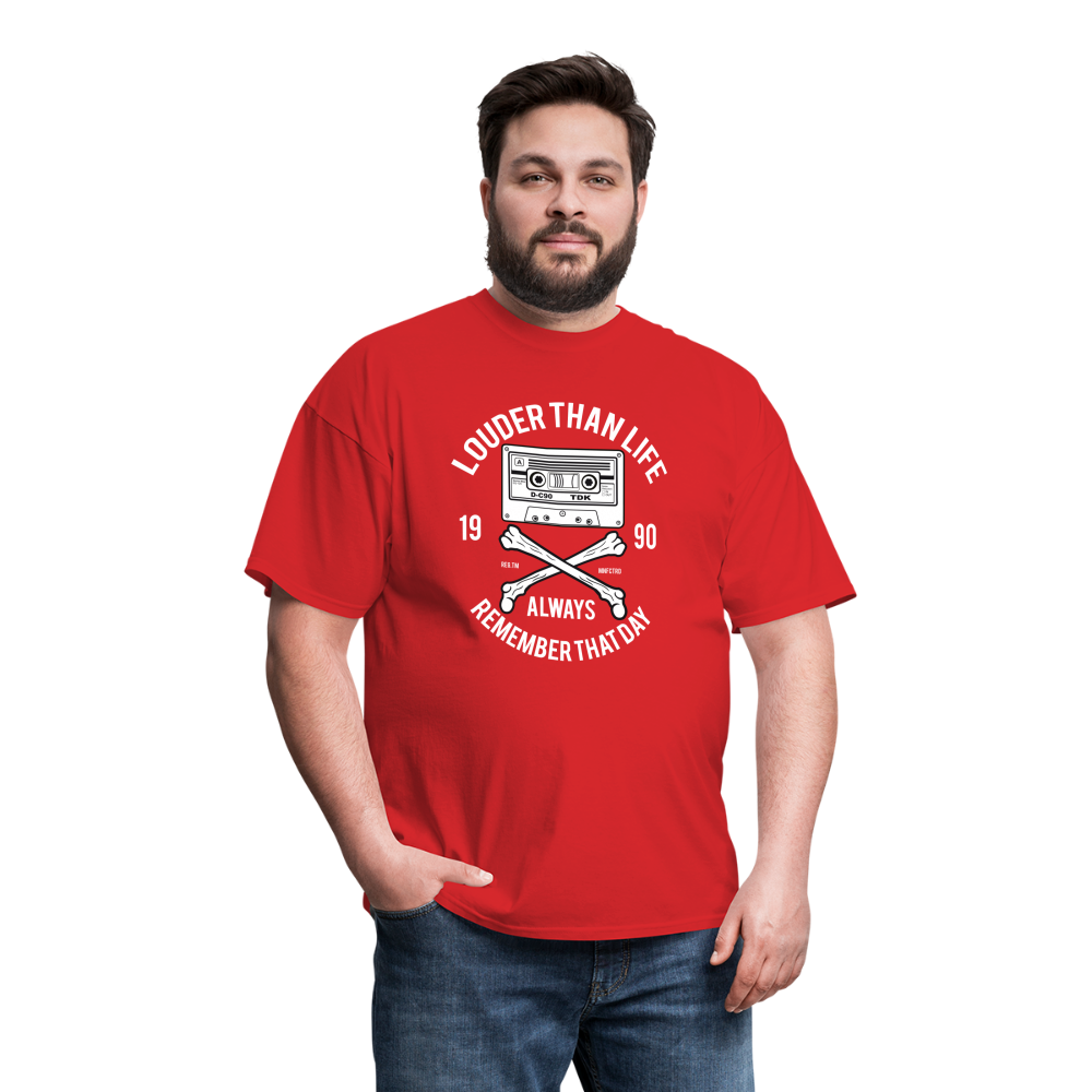 Louder Than Life Unisex Classic T-Shirt - red