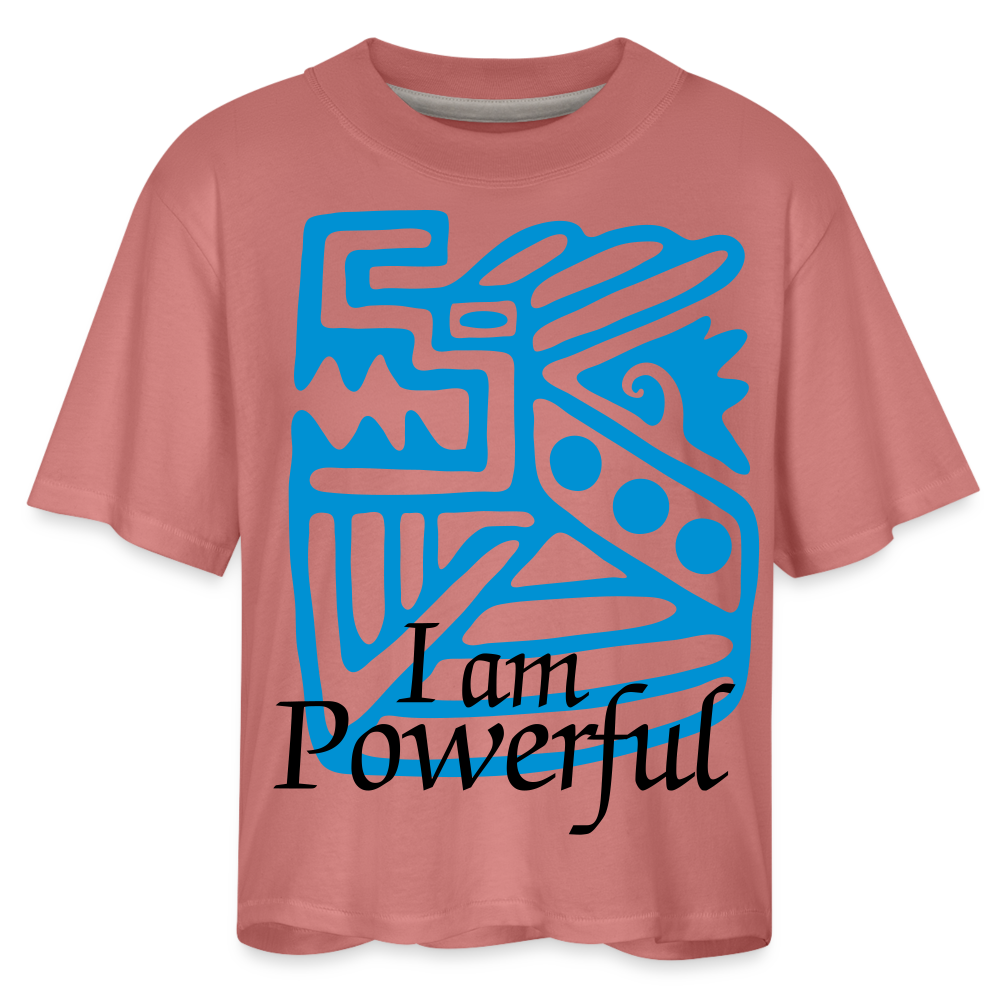 Powerful Women's Boxy Tee - mauve