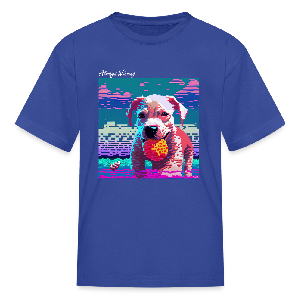 Always Winning Kids' T-Shirt - royal blue
