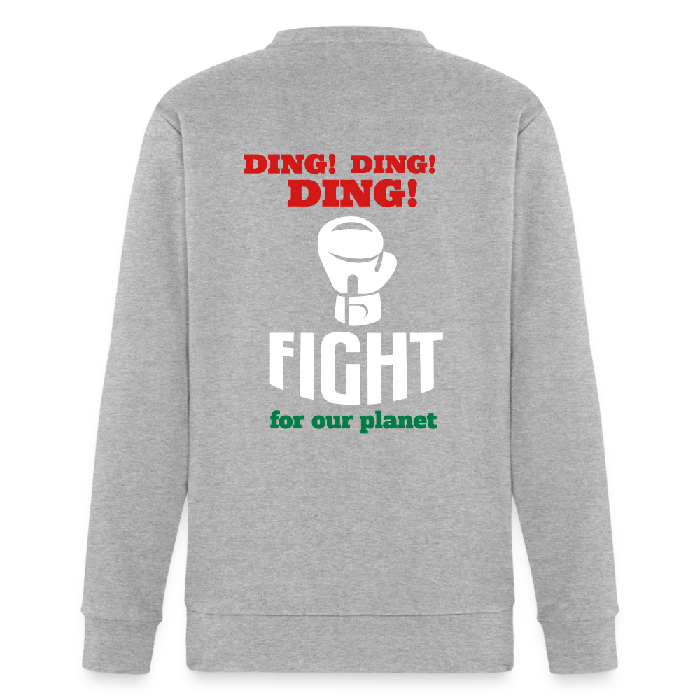 Happy to be Home Adidas Unisex Fleece Crewneck Sweatshirt - heather gray