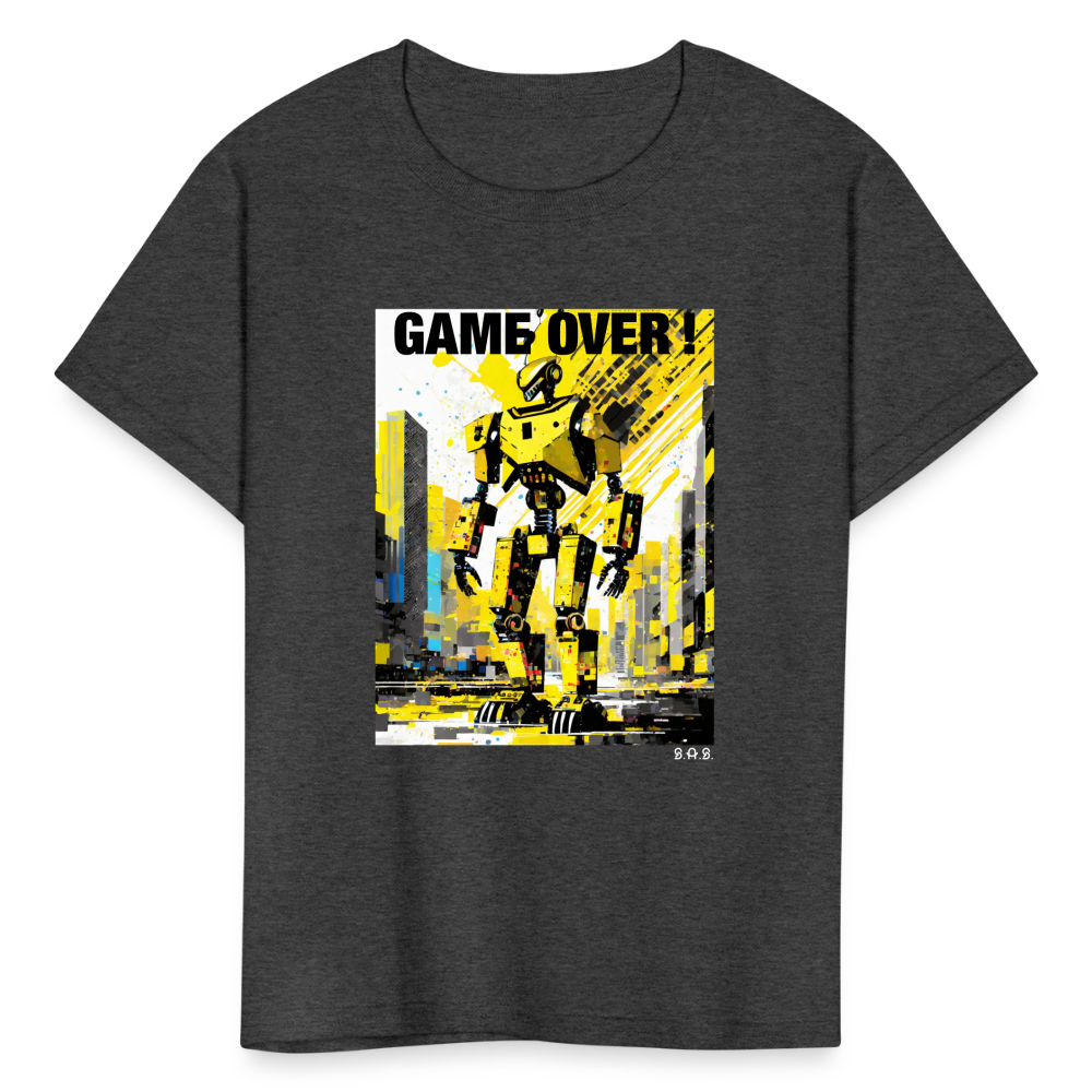 E-BOT Kids' T-Shirt - heather black