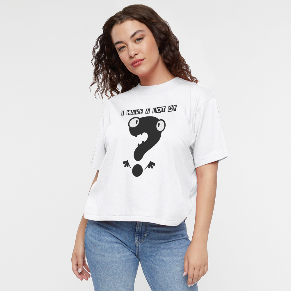 Please have Patience Women's Boxy Tee - white