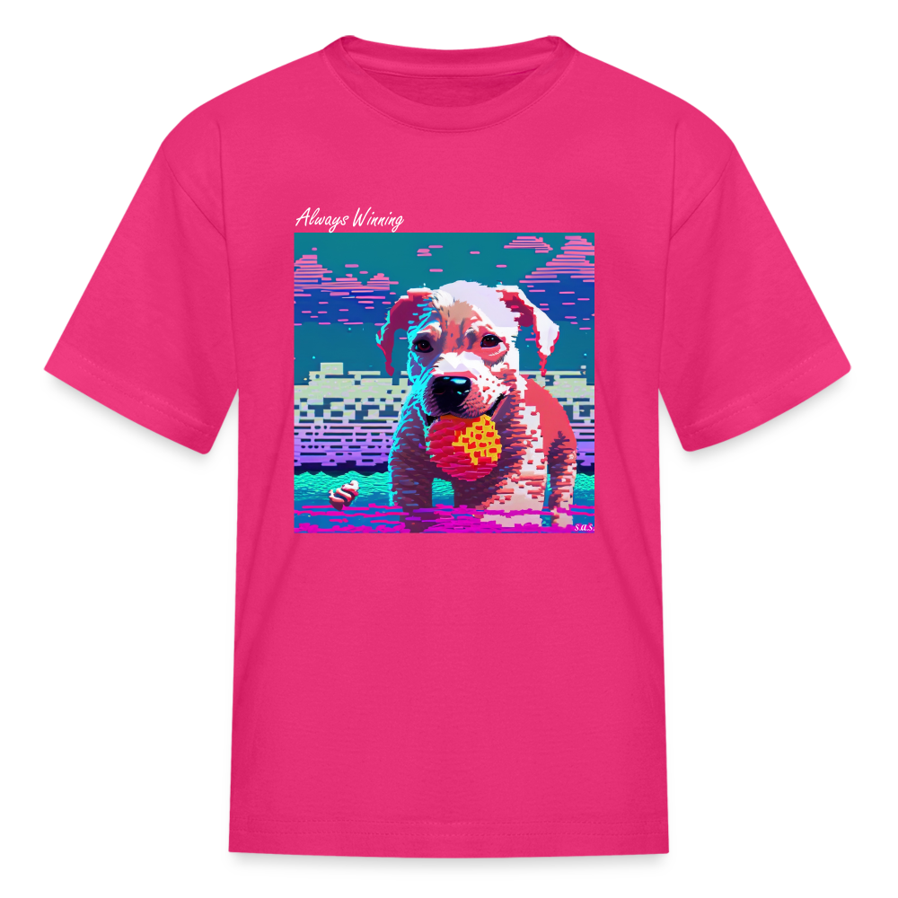 Always Winning Kids' T-Shirt - fuchsia