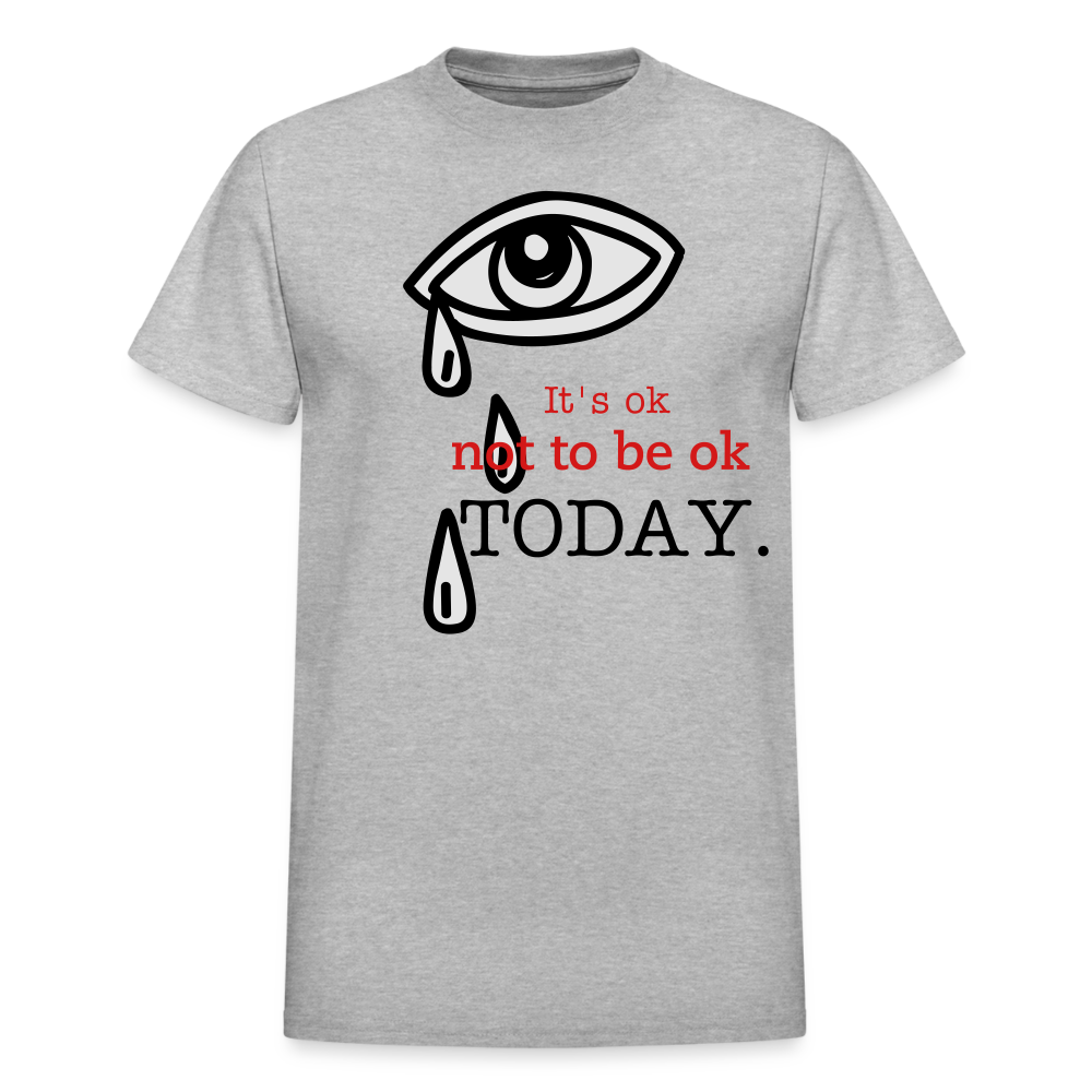 Tomorrow is Not to Far Gildan Ultra Cotton Adult T-Shirt - heather gray