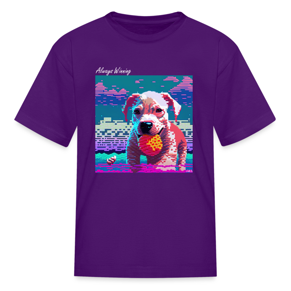 Always Winning Kids' T-Shirt - purple