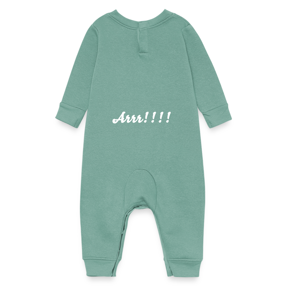 Arrr!!! Baby Fleece One Piece - saltwater