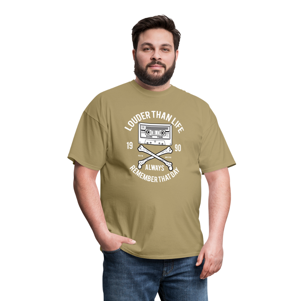 Louder Than Life Unisex Classic T-Shirt - khaki