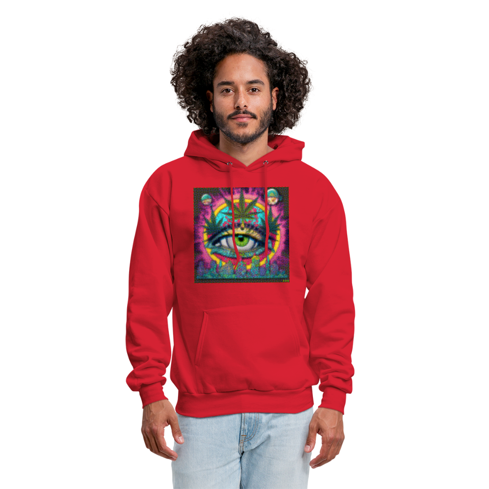 Zen and Mend Men's Hoodie - red