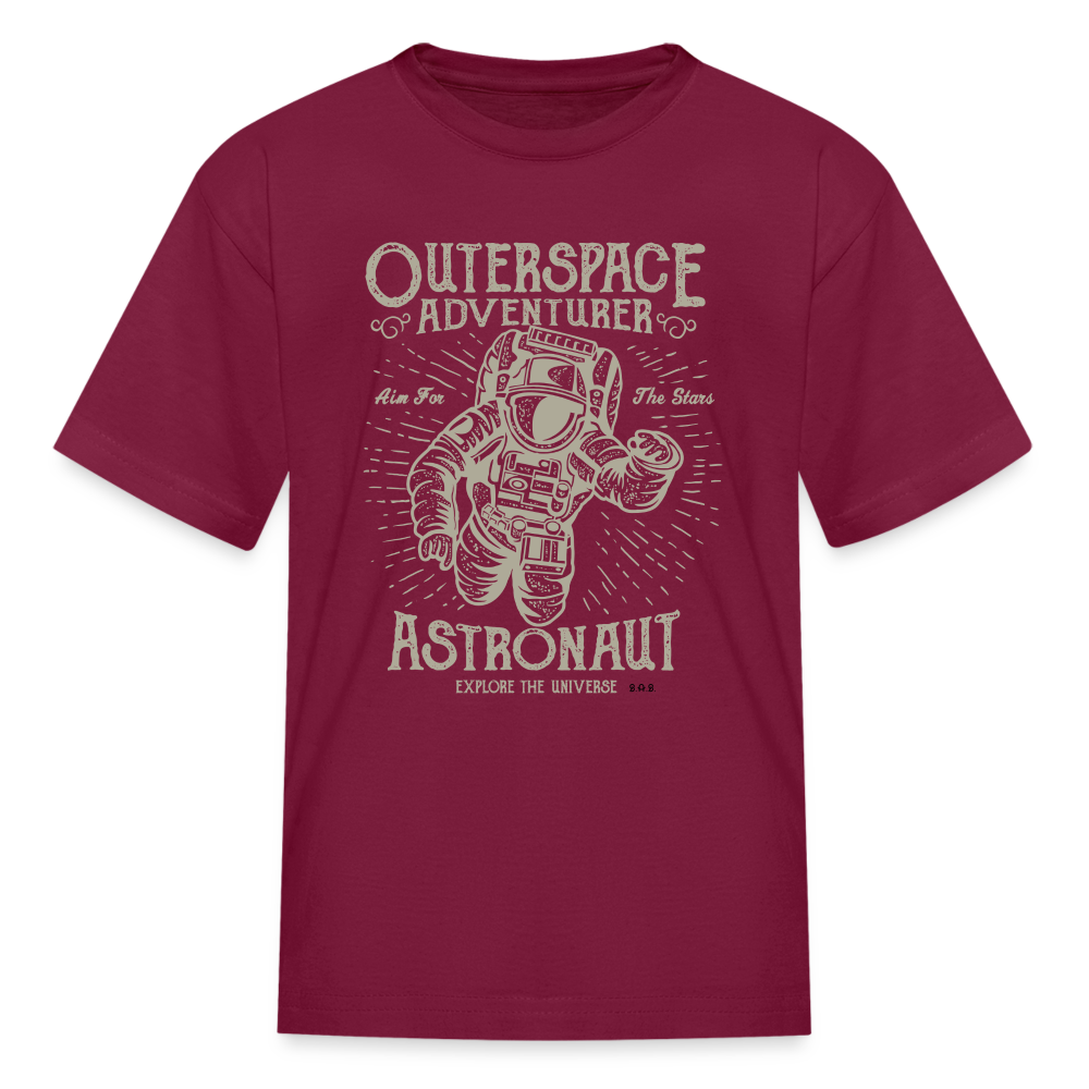 Blast Off Kids' T-Shirt - burgundy