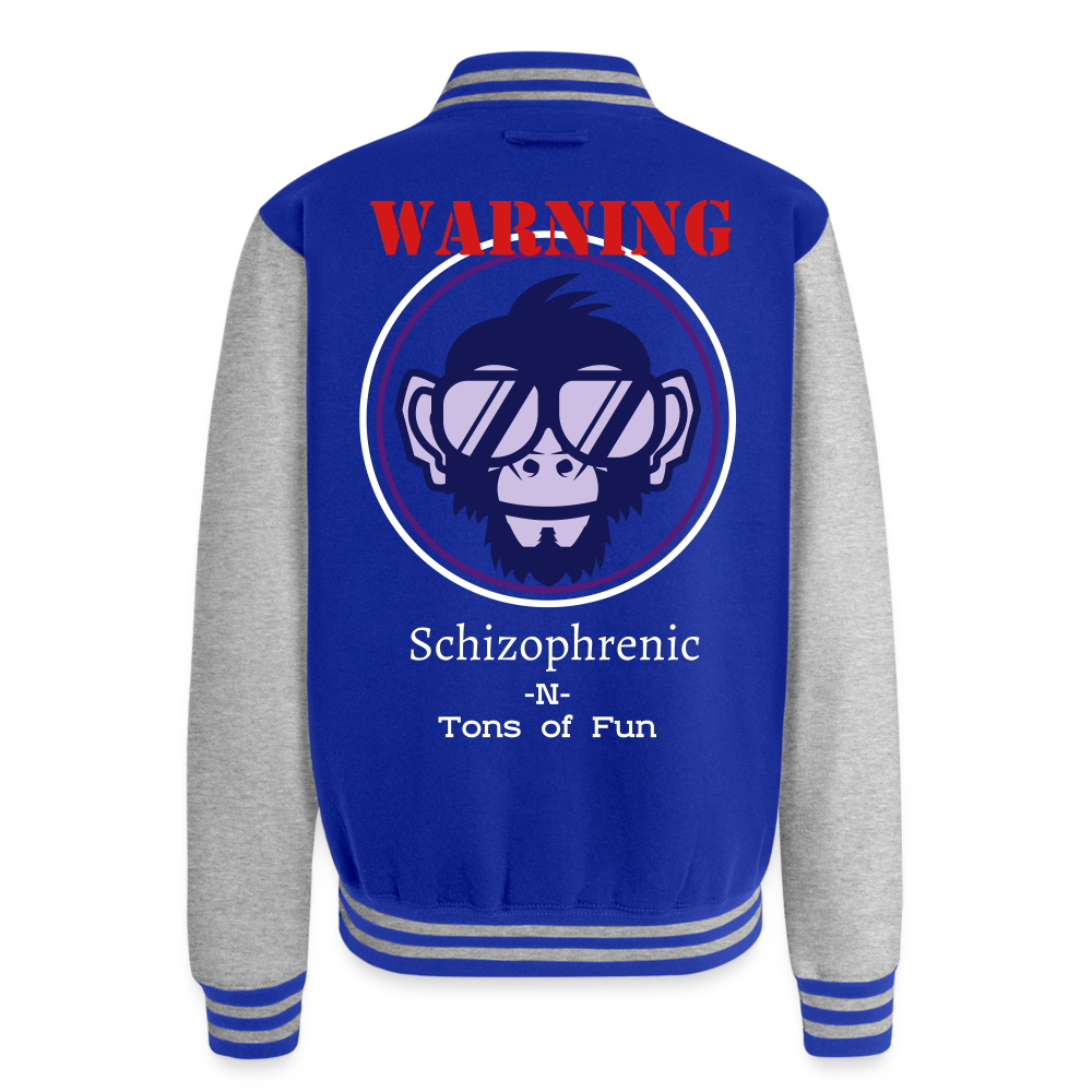 Gorilla Good Time Champion Unisex 1/4 Zip Pullover Sweatshirt - royal/heather grey