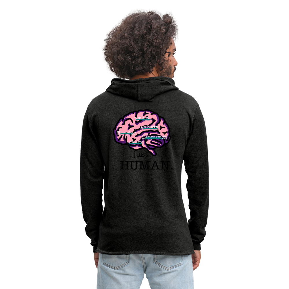 Just Joking! Unisex Lightweight Terry Hoodie - charcoal grey
