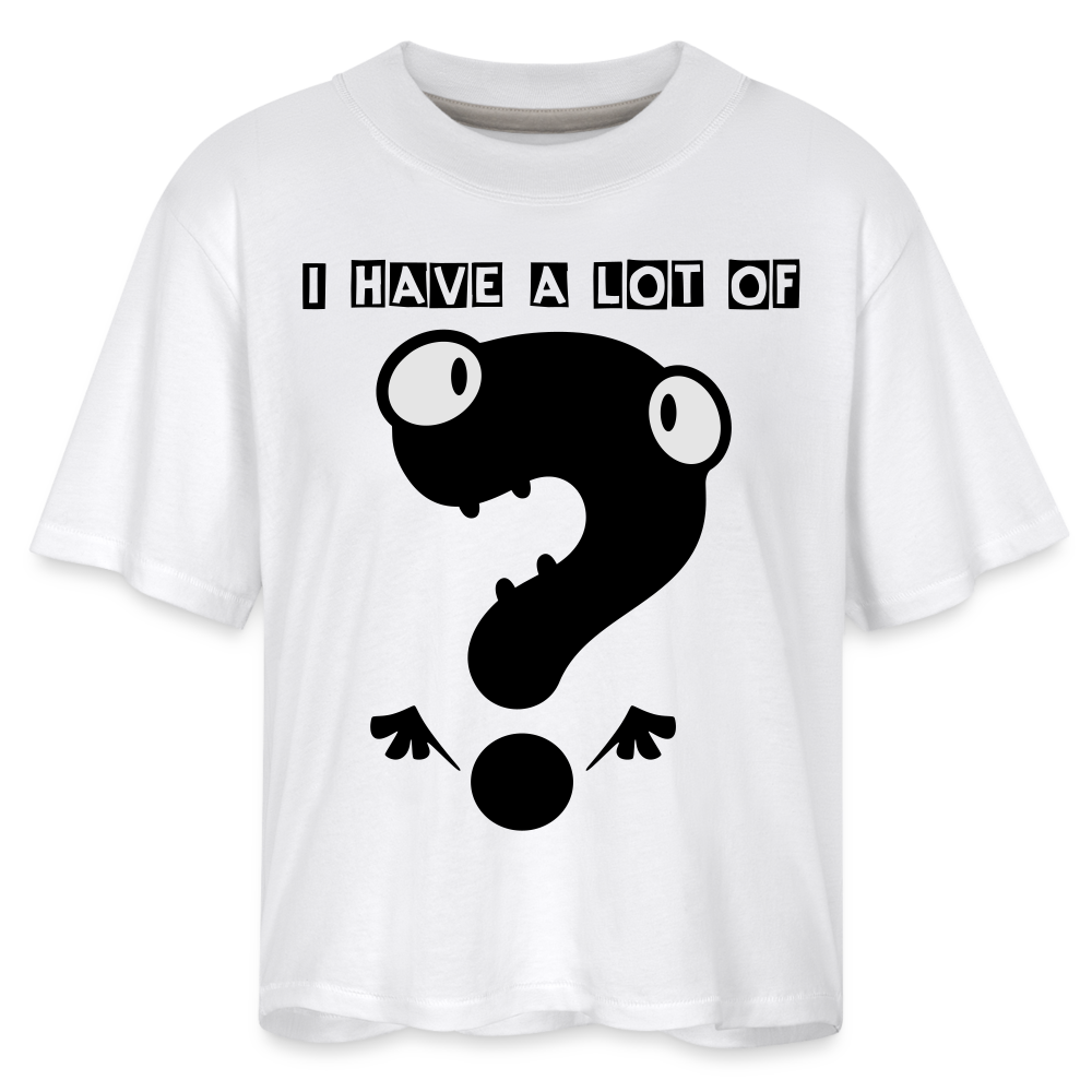 Please have Patience Women's Boxy Tee - white