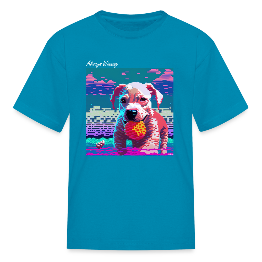 Always Winning Kids' T-Shirt - turquoise