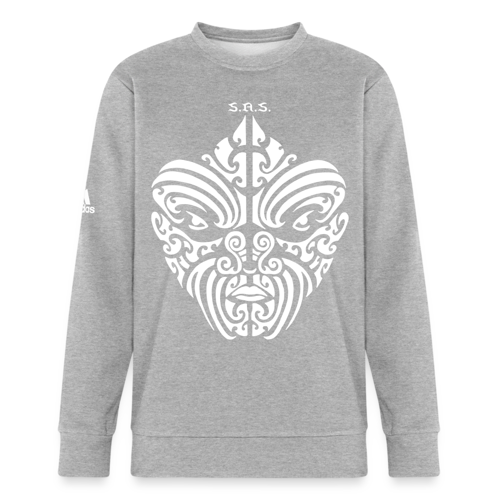 I See You Watchin' Adidas Unisex Fleece Crewneck Sweatshirt - heather gray