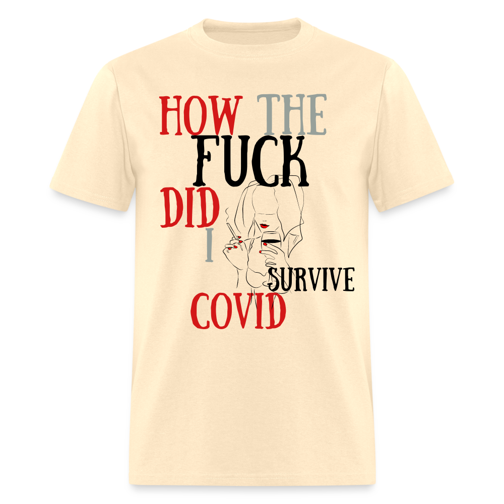I survived Covid-19 Unisex Classic T-Shirt - natural