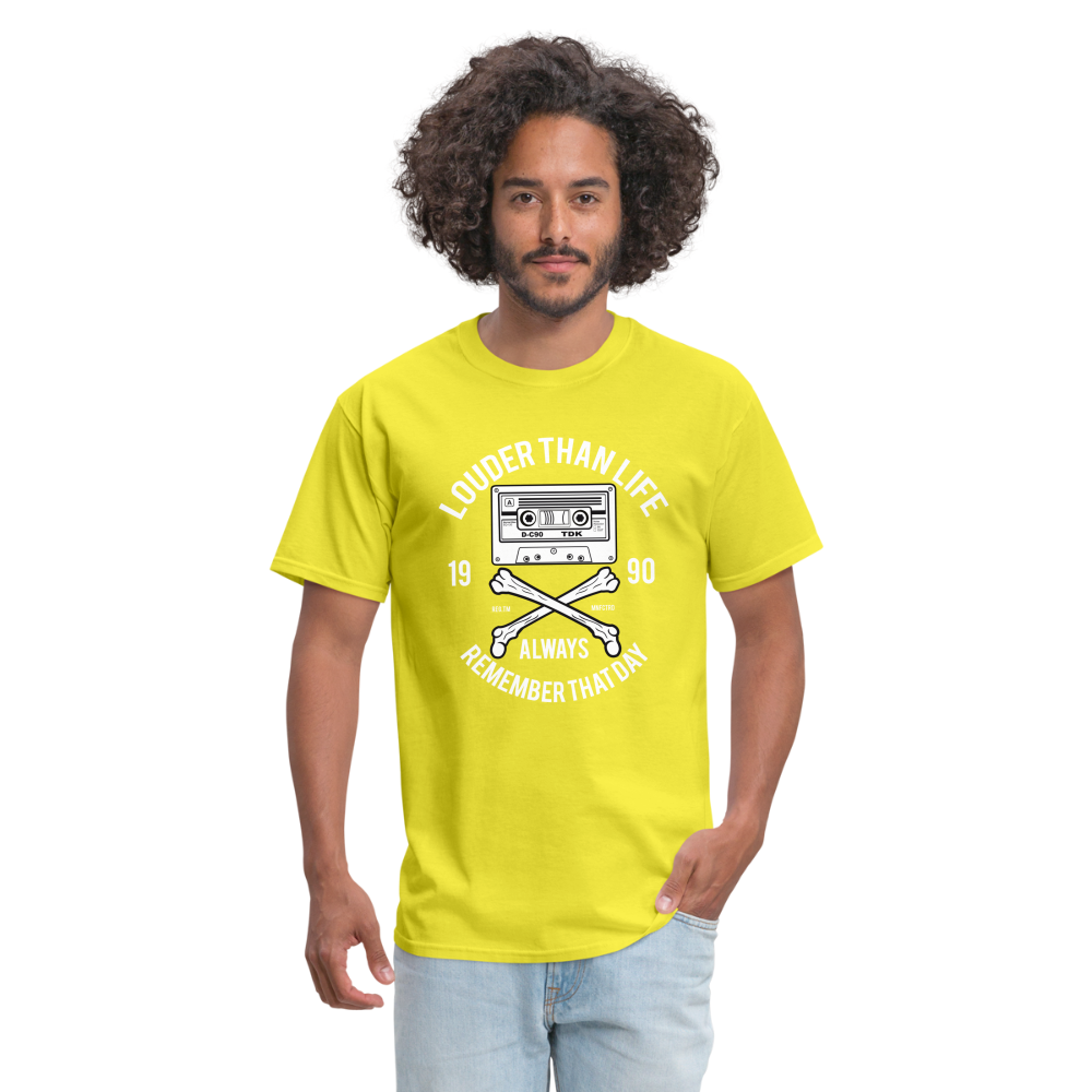 Louder Than Life Unisex Classic T-Shirt - yellow