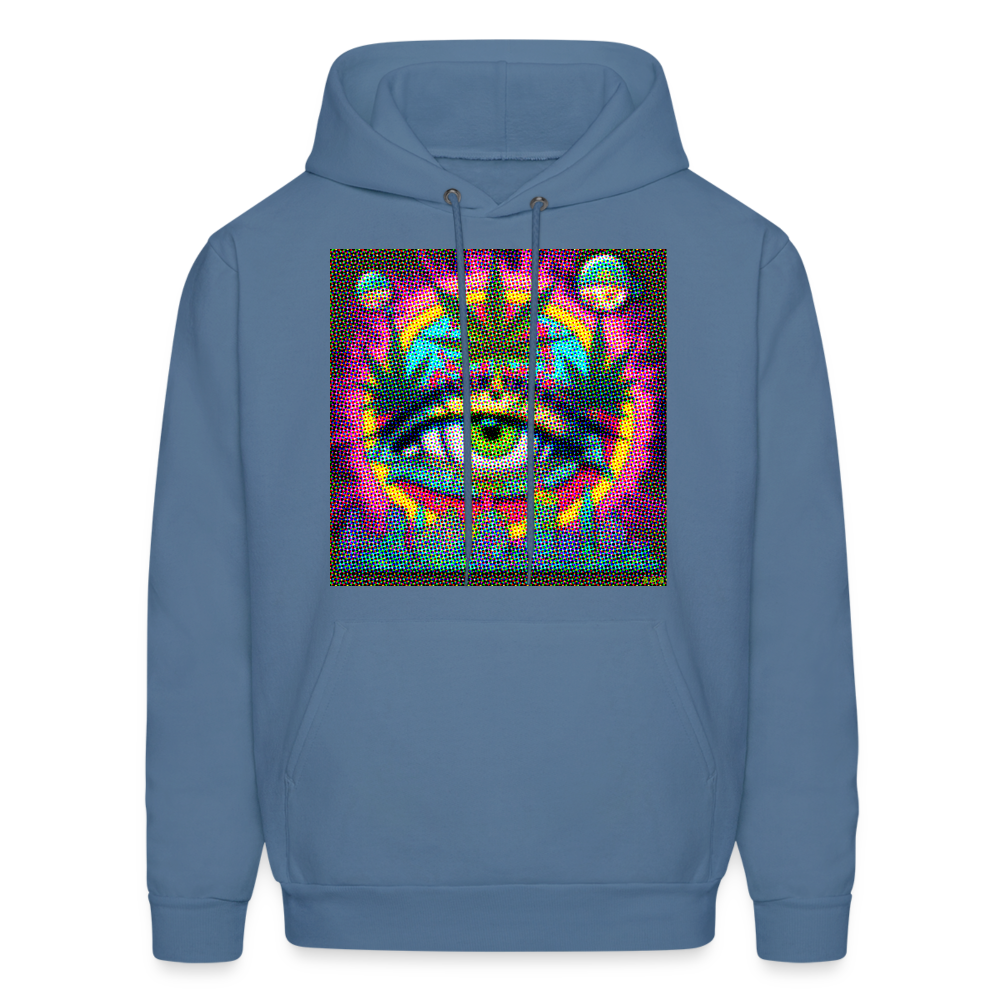 Zen and Mend Men's Hoodie - denim blue
