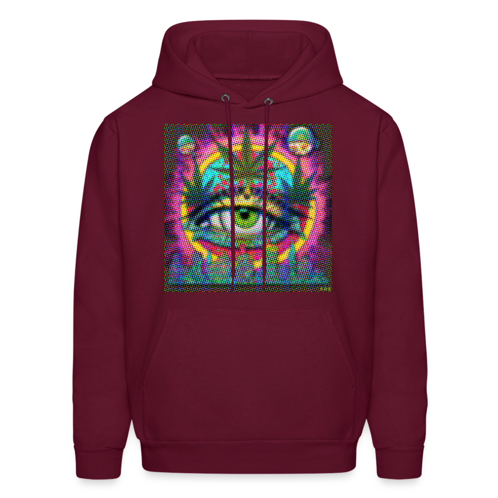 Zen and Mend Men's Hoodie - burgundy