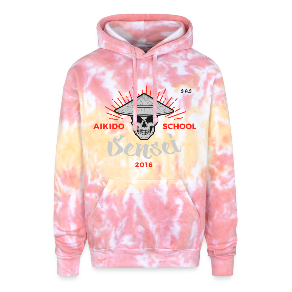 Krusher Adult Tie Dye Hoodie - funnel cake