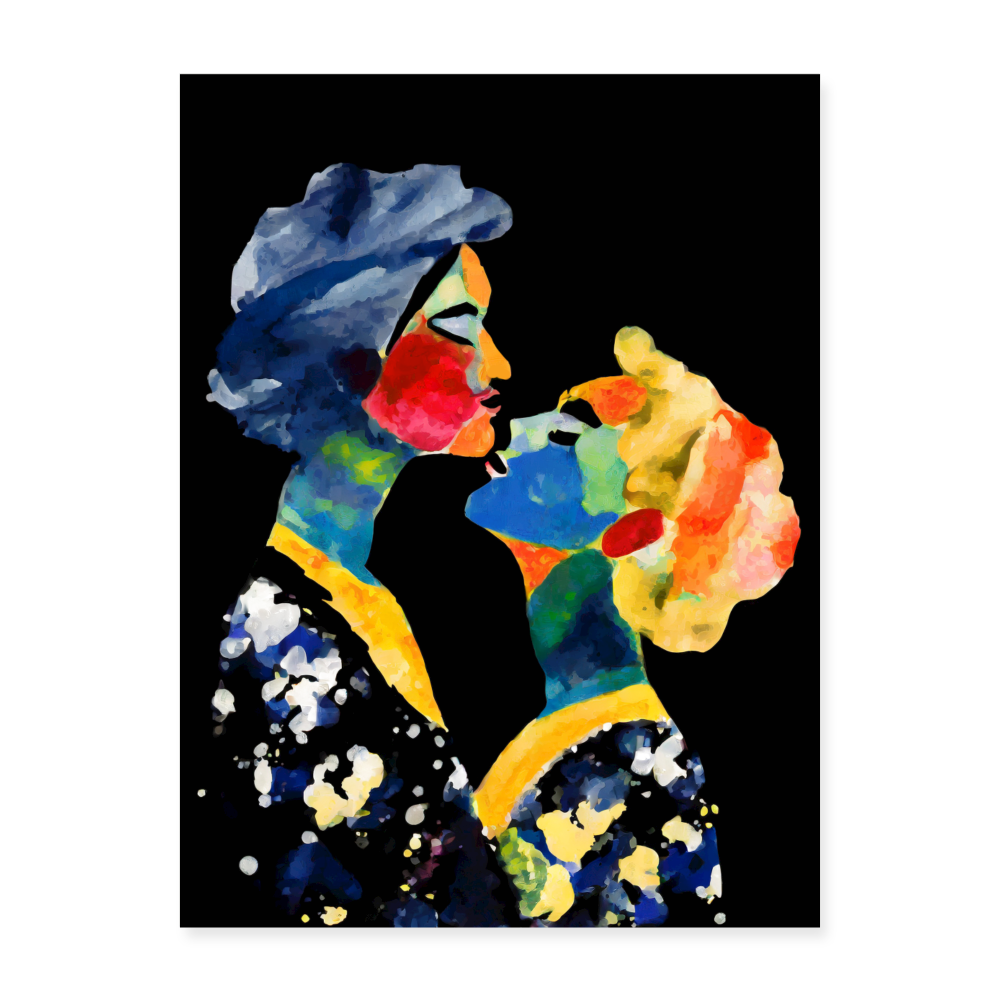 Acceptance Equals Liberation18x24 poster - white