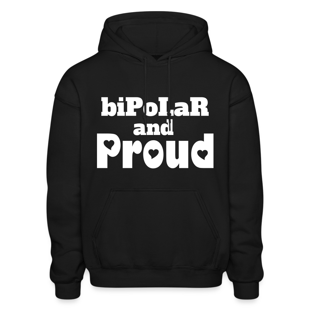 Bipolar and Porud Gildan Heavy Blend Adult Hoodie - black