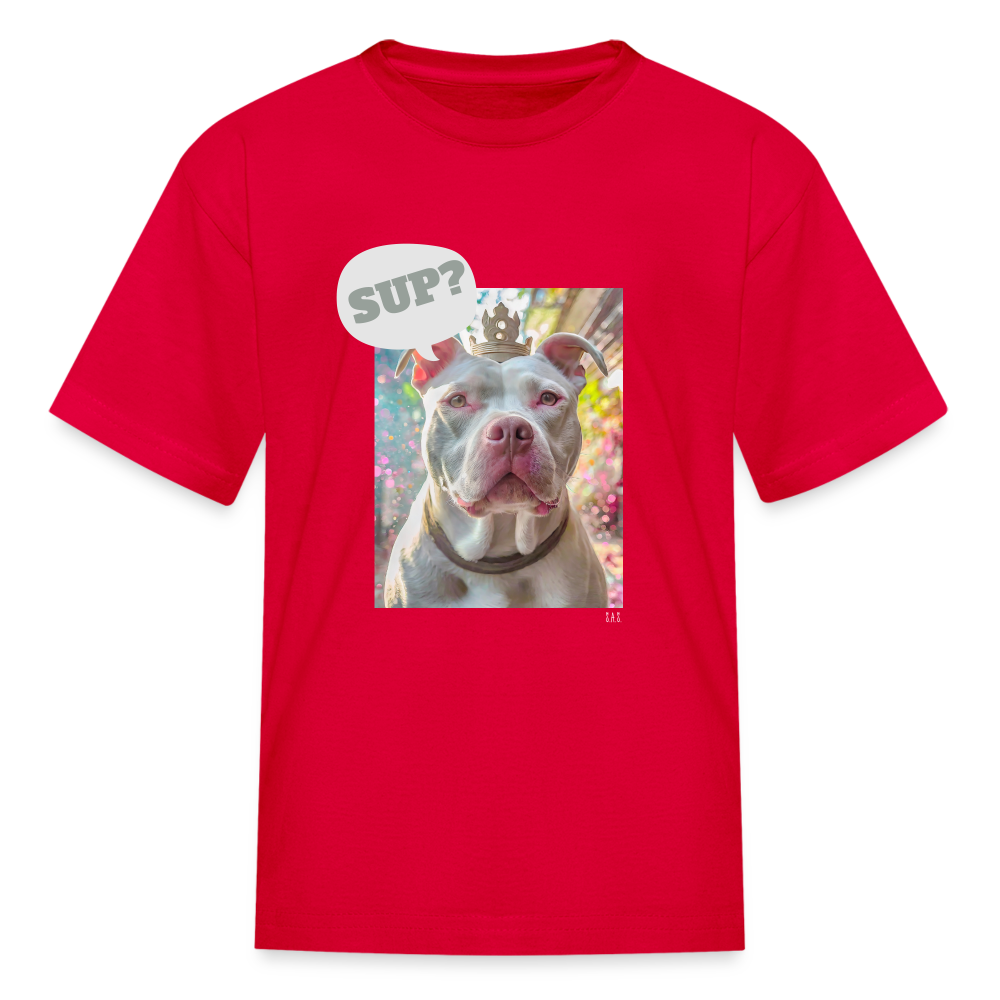 King Poochie Kids' T-Shirt - red