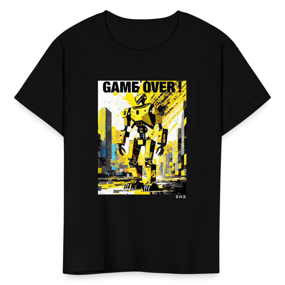 E-BOT Kids' T-Shirt - black