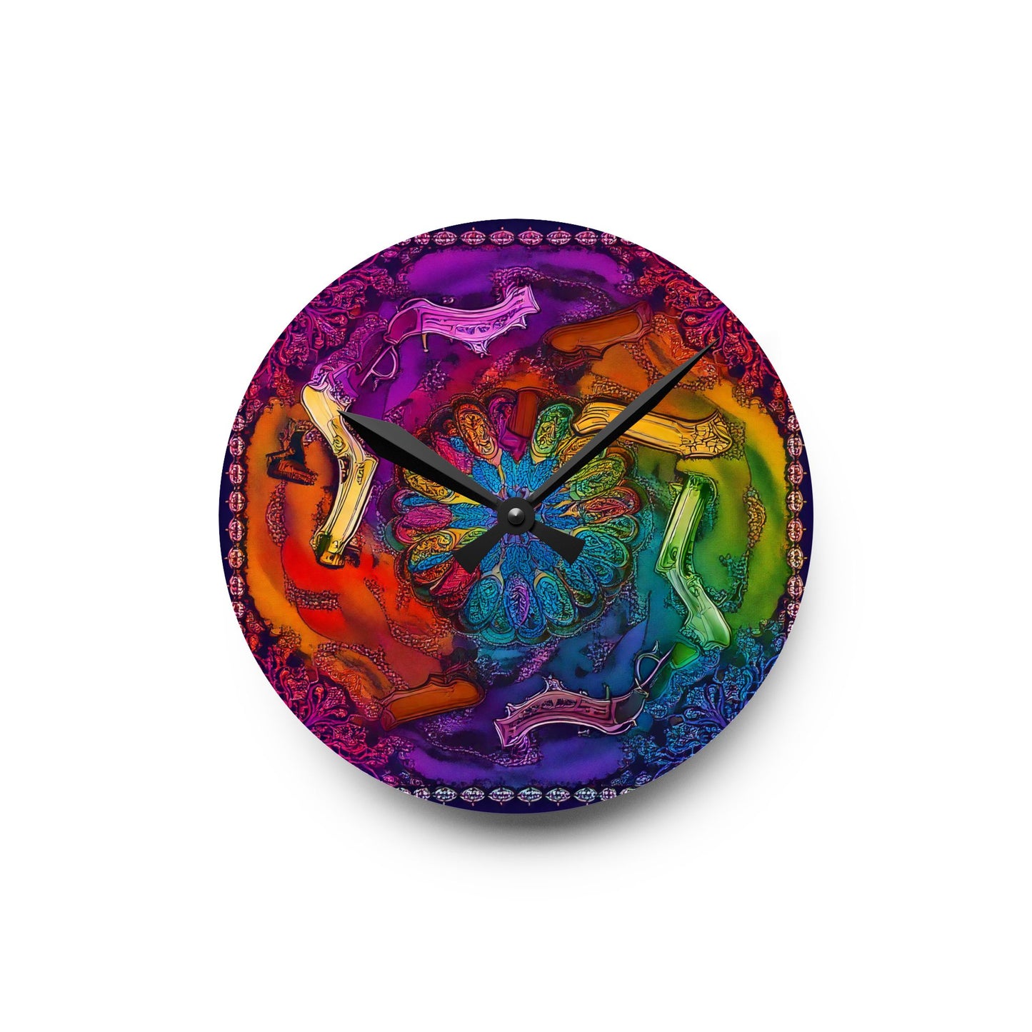 Tommy Time Acrylic Wall Clock