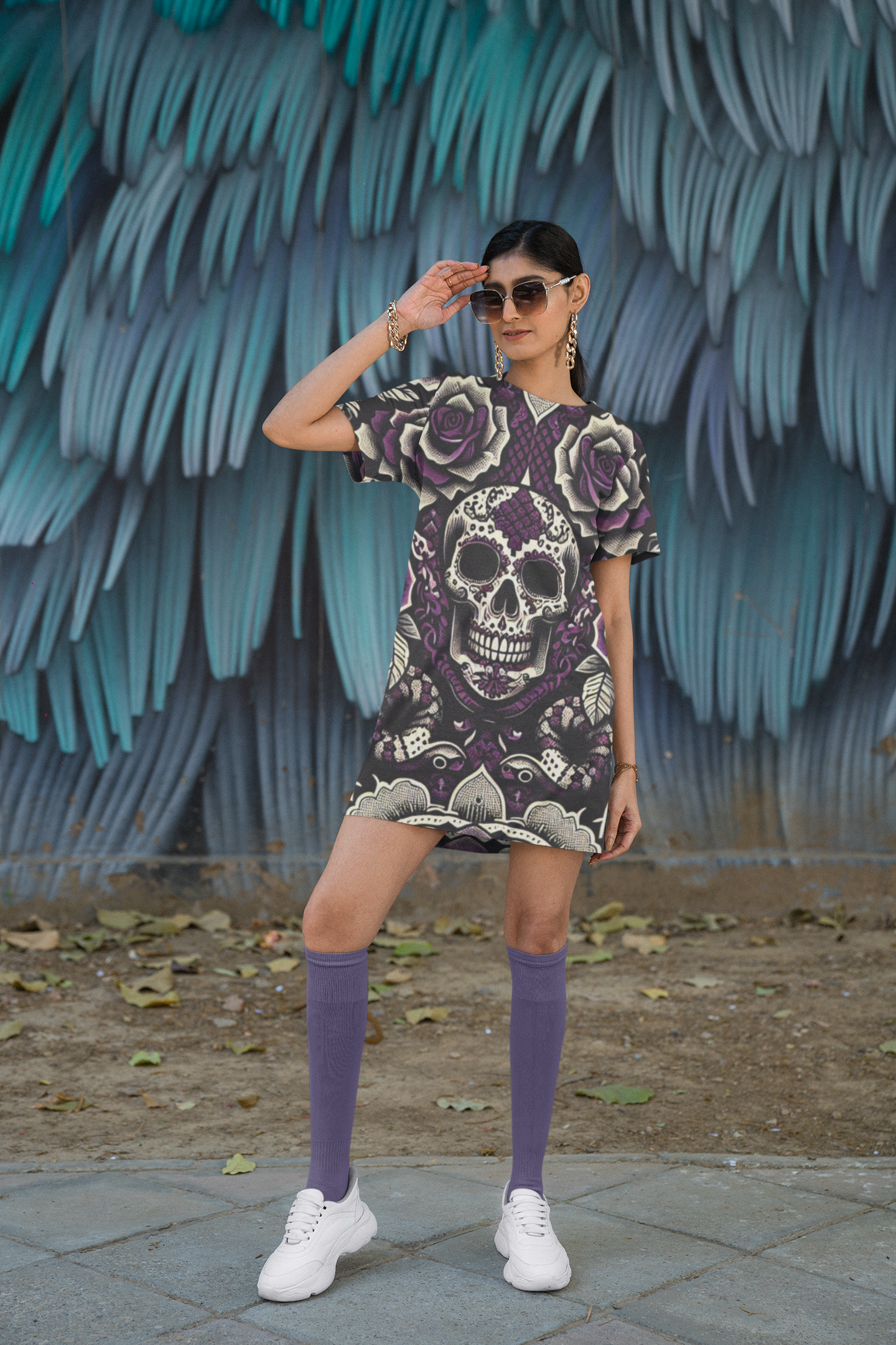 T-Shirt Dress (AOP)
