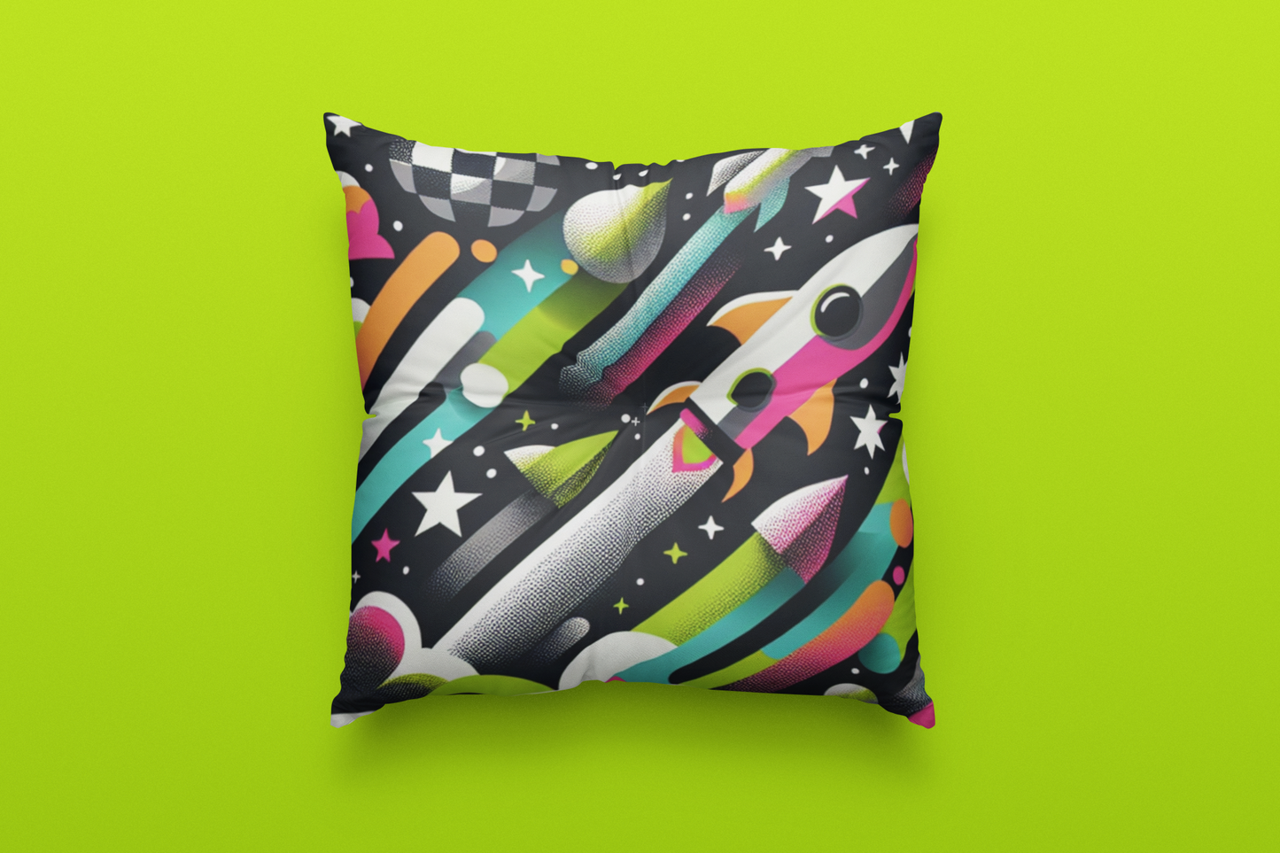 Tufted Floor Pillow, Square