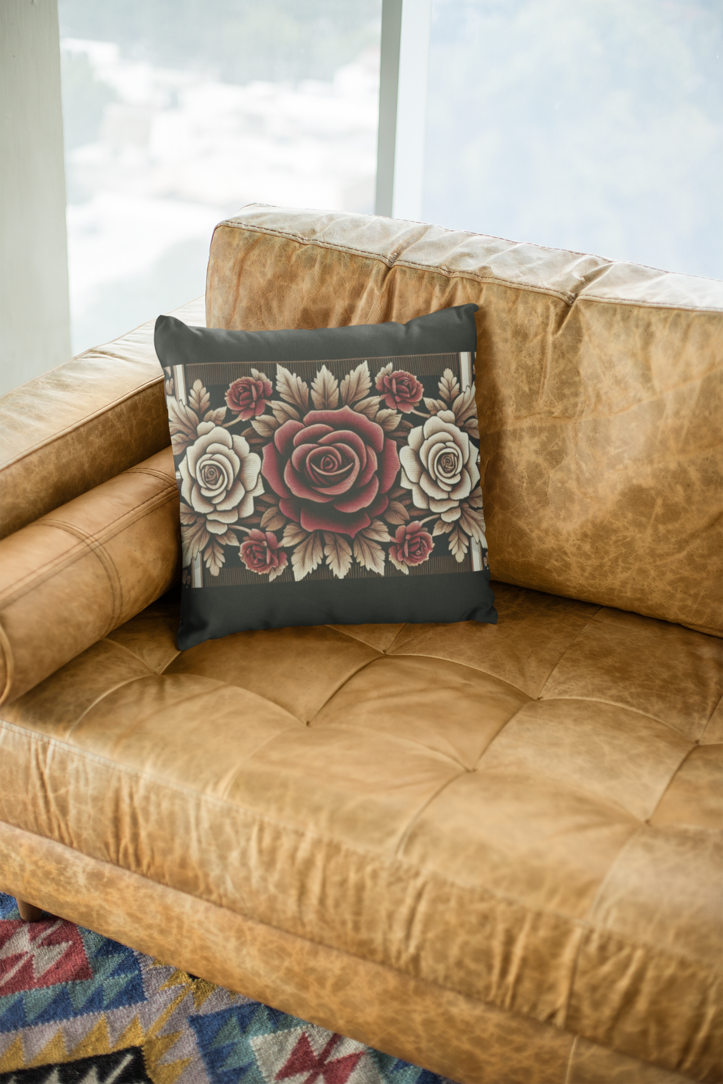 Spun Polyester Square Pillow