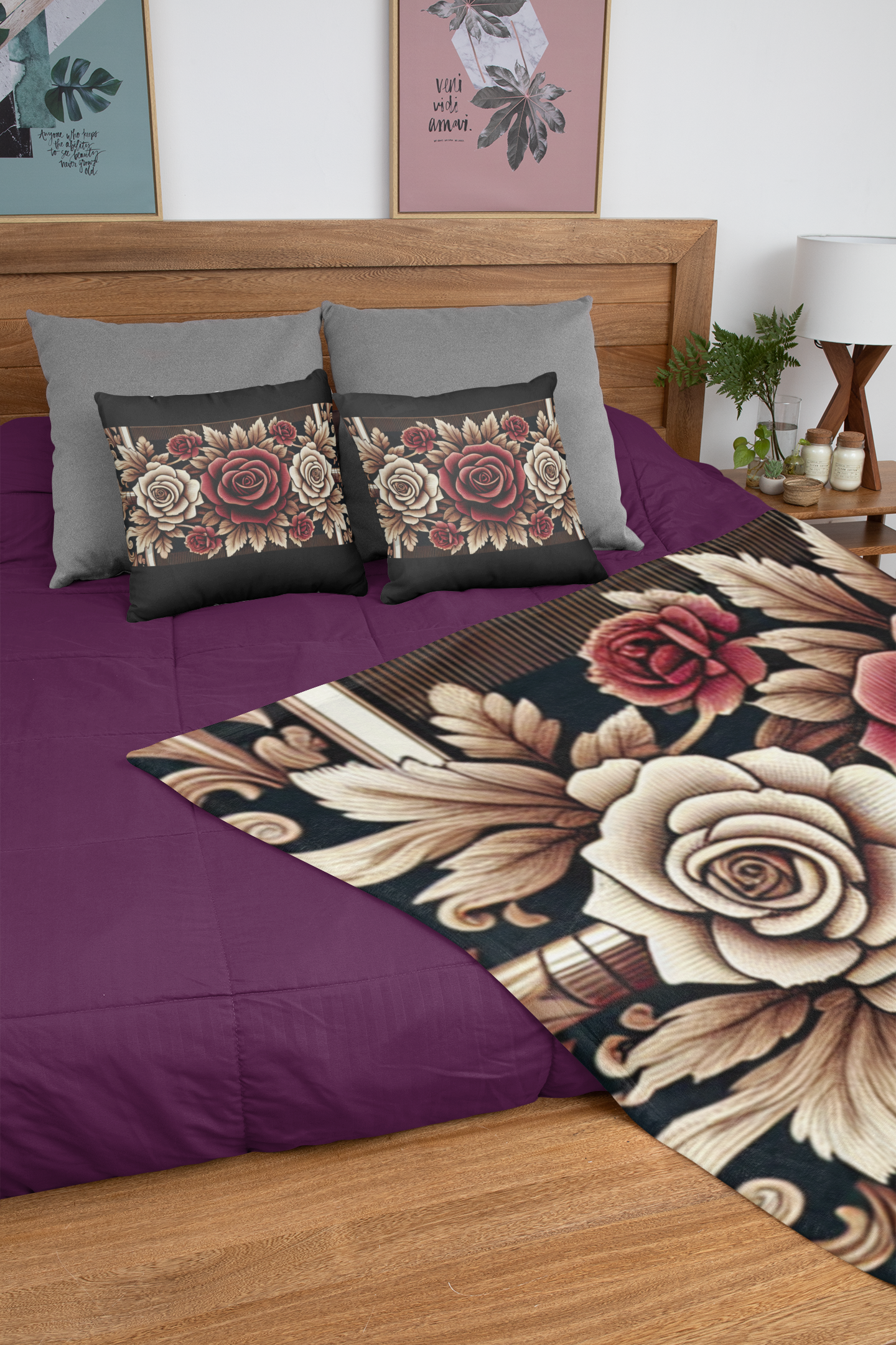 Spun Polyester Square Pillow