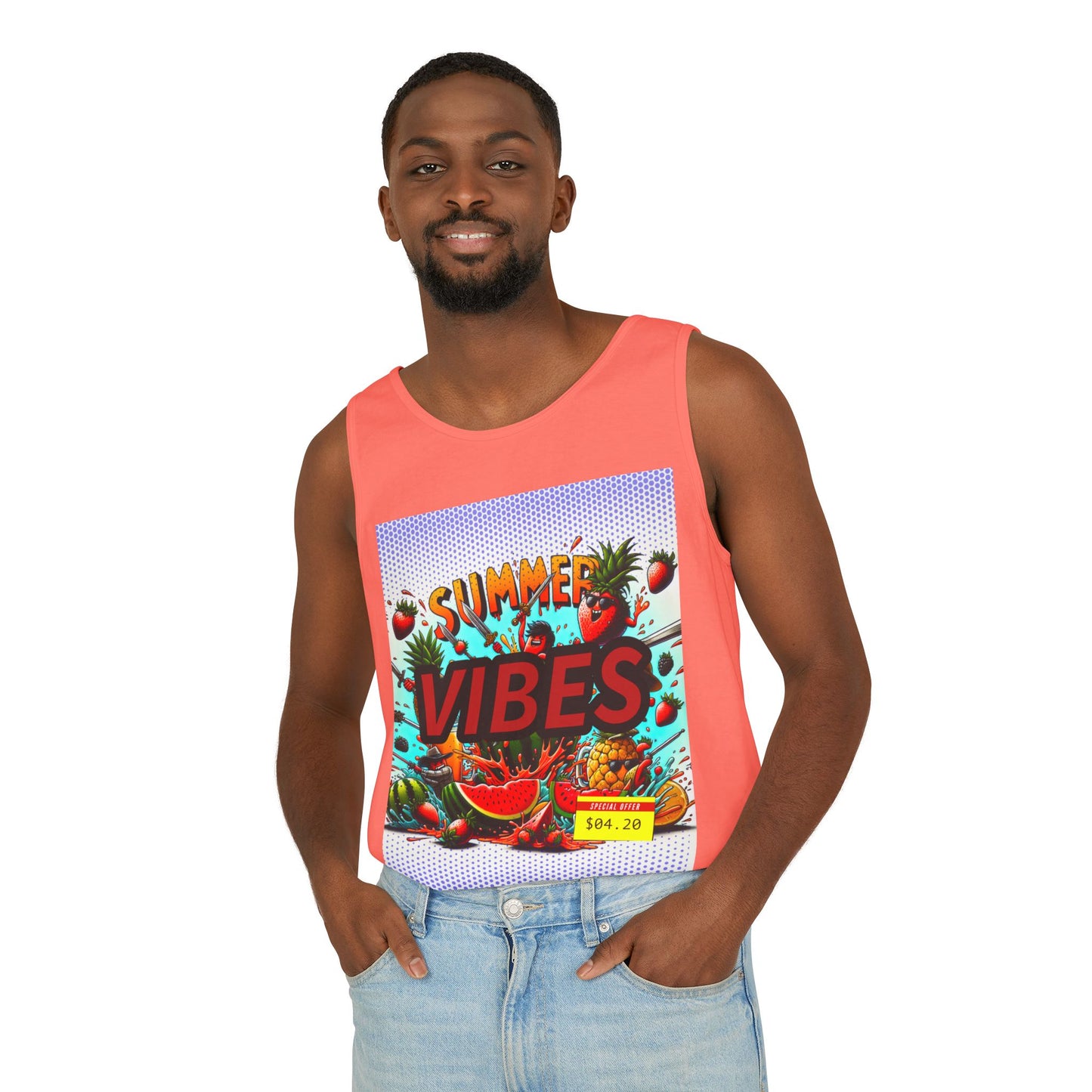 Summer Vibes Unisex Tank Top - Perfect for Beach Days & Festivals