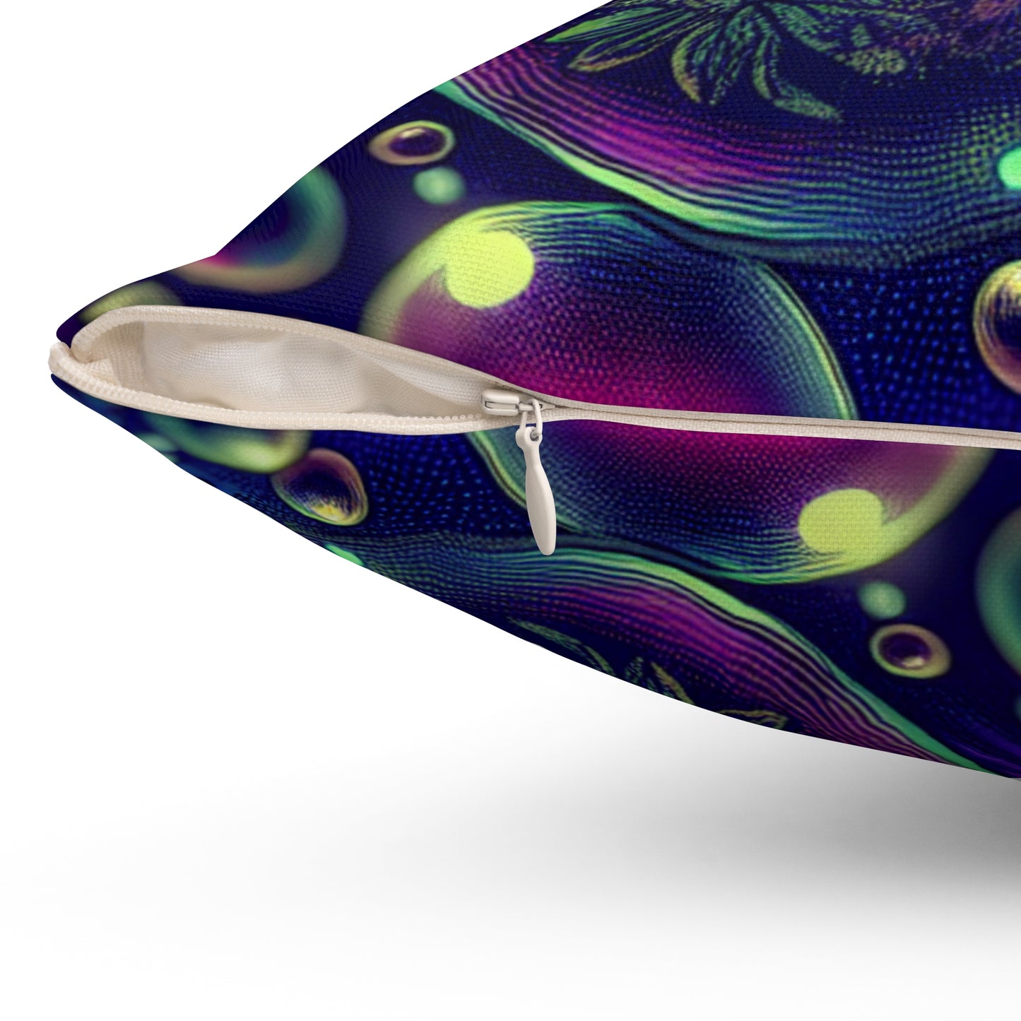Simple Alluring Style Square Pillow - Bold and Unique Spun Polyester Pillow for Friends and Family