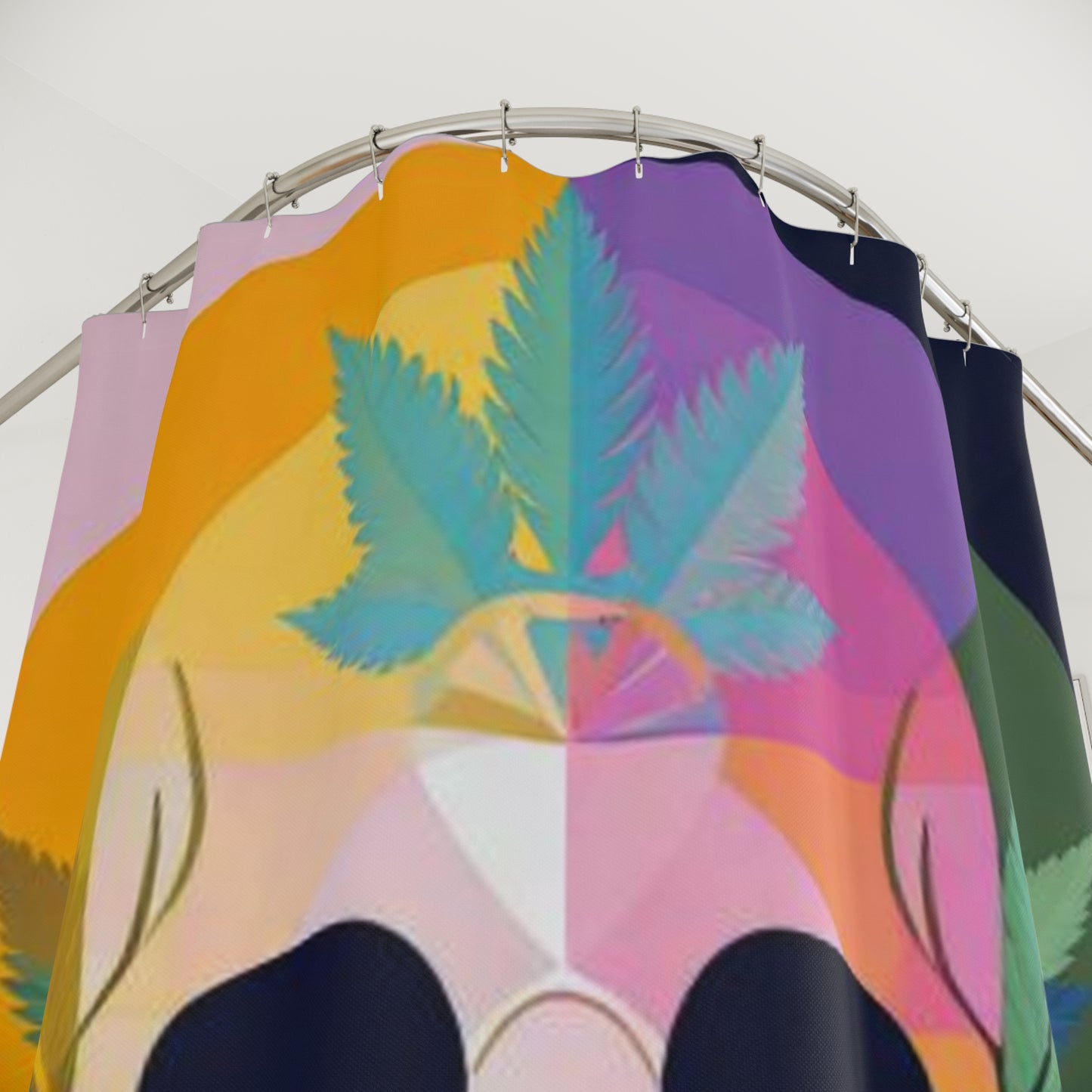 Dia de los Muertos Bloom Shower Curtains