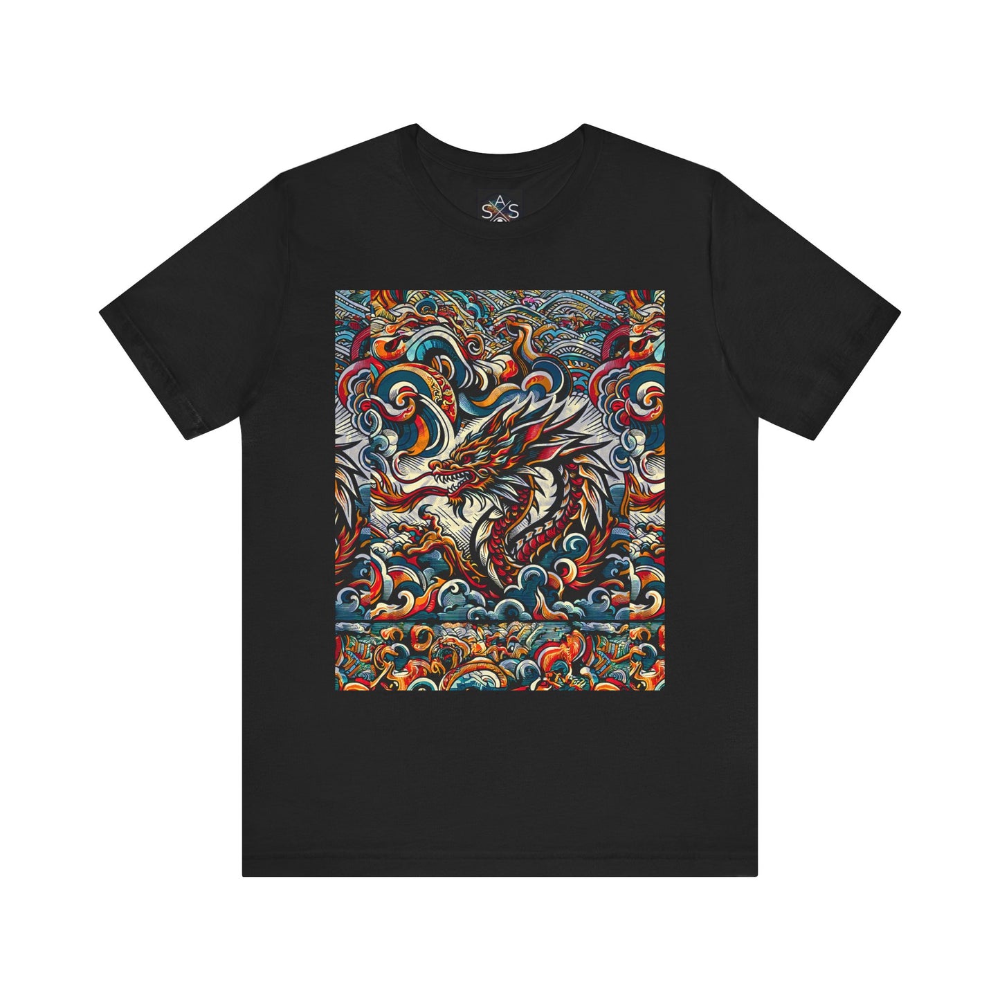 Vibrant Dragon Graphic Tee - Unisex Jersey Short Sleeve Shirt