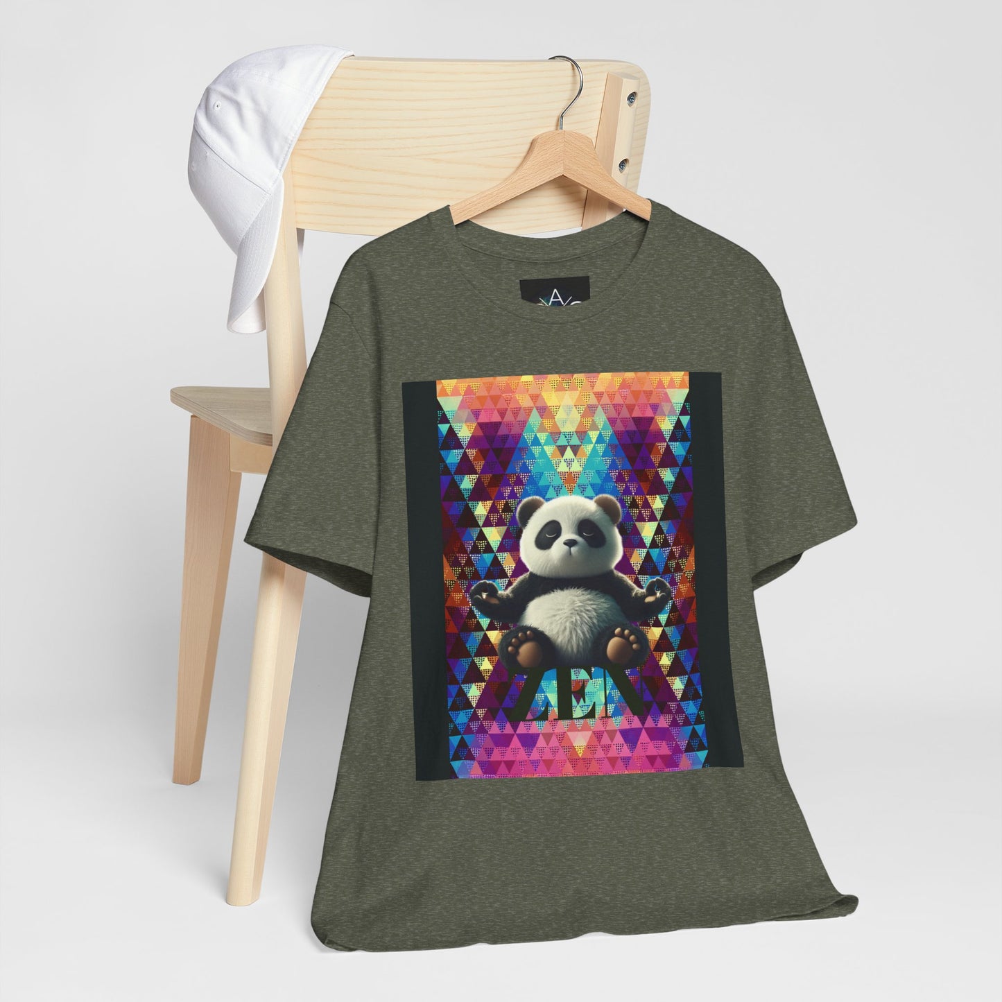Colorful Panda Graphic Tee - Unisex Jersey Short Sleeve