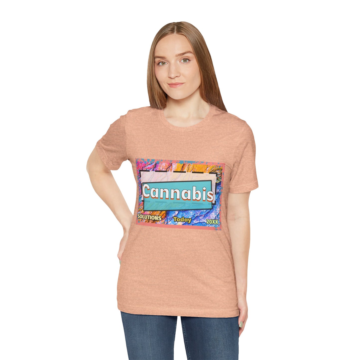 Trendy Cannabis Solutions Tee - Unisex Jersey Short Sleeve T-Shirt