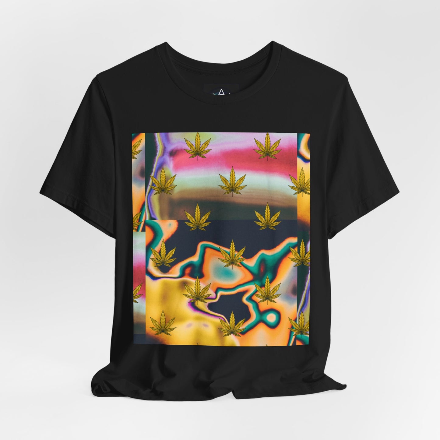Vibrant Leaf Graphic Tee - Unisex Jersey Short Sleeve T-Shirt